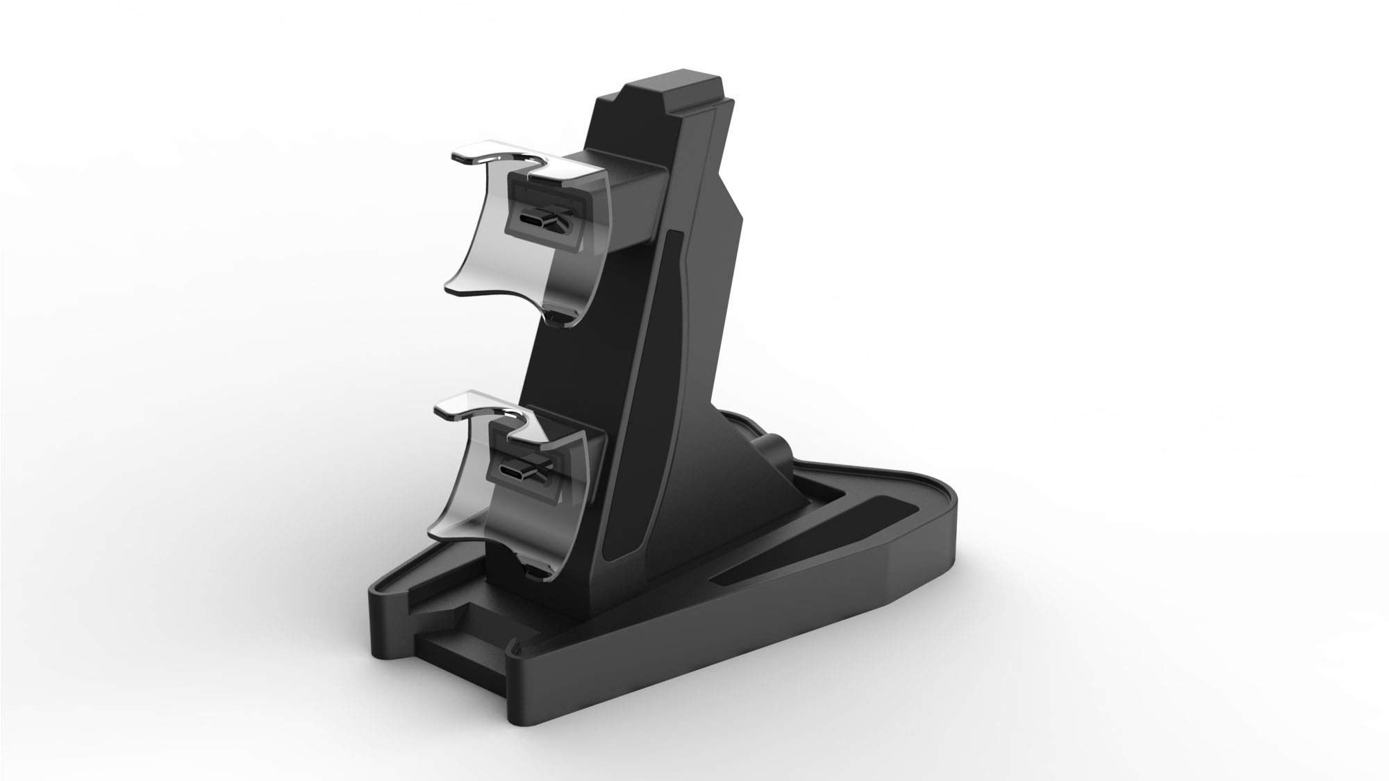 Dual Xbox X/S Controller Charging Station - 10W Fast Wireless Charger Dock with USB Cable & LED Indicator for Xbox Series X/S - Vertical Stand for Gaming Setup & Living Room Organization