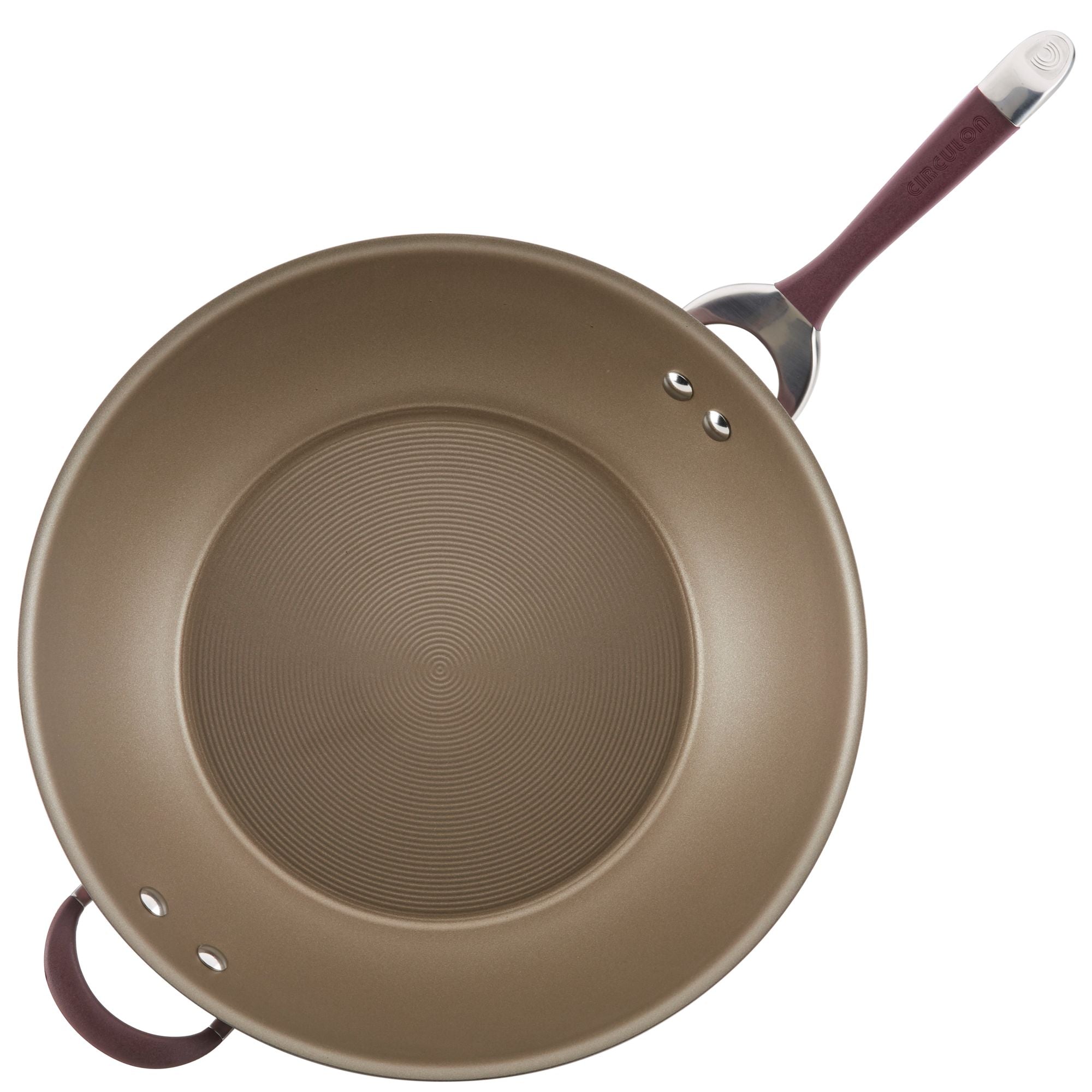 14 Inch Nonstick Stir Fry Pan - Professional Wok for Cooking, Sauteing & Frying - Perfect for Asian Cuisine, Stir Fry, Noodles & Vegetables - Induction Compatible & Easy to Clean