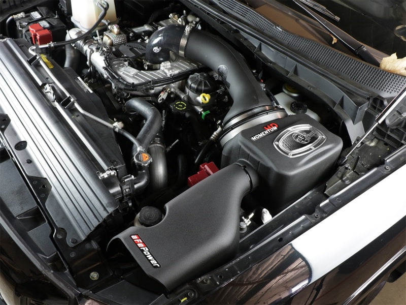 aFe 16-19 Nissan Titan XD V8 5.0L Momentum HD Cold Air Intake System with Pro DRY S Media - High Performance Air Filter for Off-Road & Towing | Improves Engine Power & Fuel Efficiency