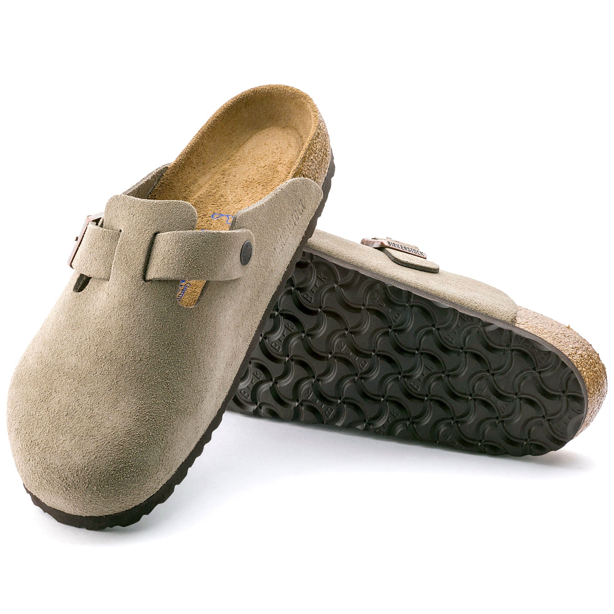 BIRKENSTOCK Boston Unisex Soft Footbed Clogs - Genuine Suede Leather Slip-On Shoes for Men & Women | Comfortable House Shoes for Home, Office & Casual Wear