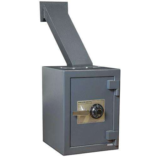 Hollon TTW 2015 C/E Through The Wall Deposit Safe - Secure Cash & Valuables for Retail Stores, Hotels & Offices
