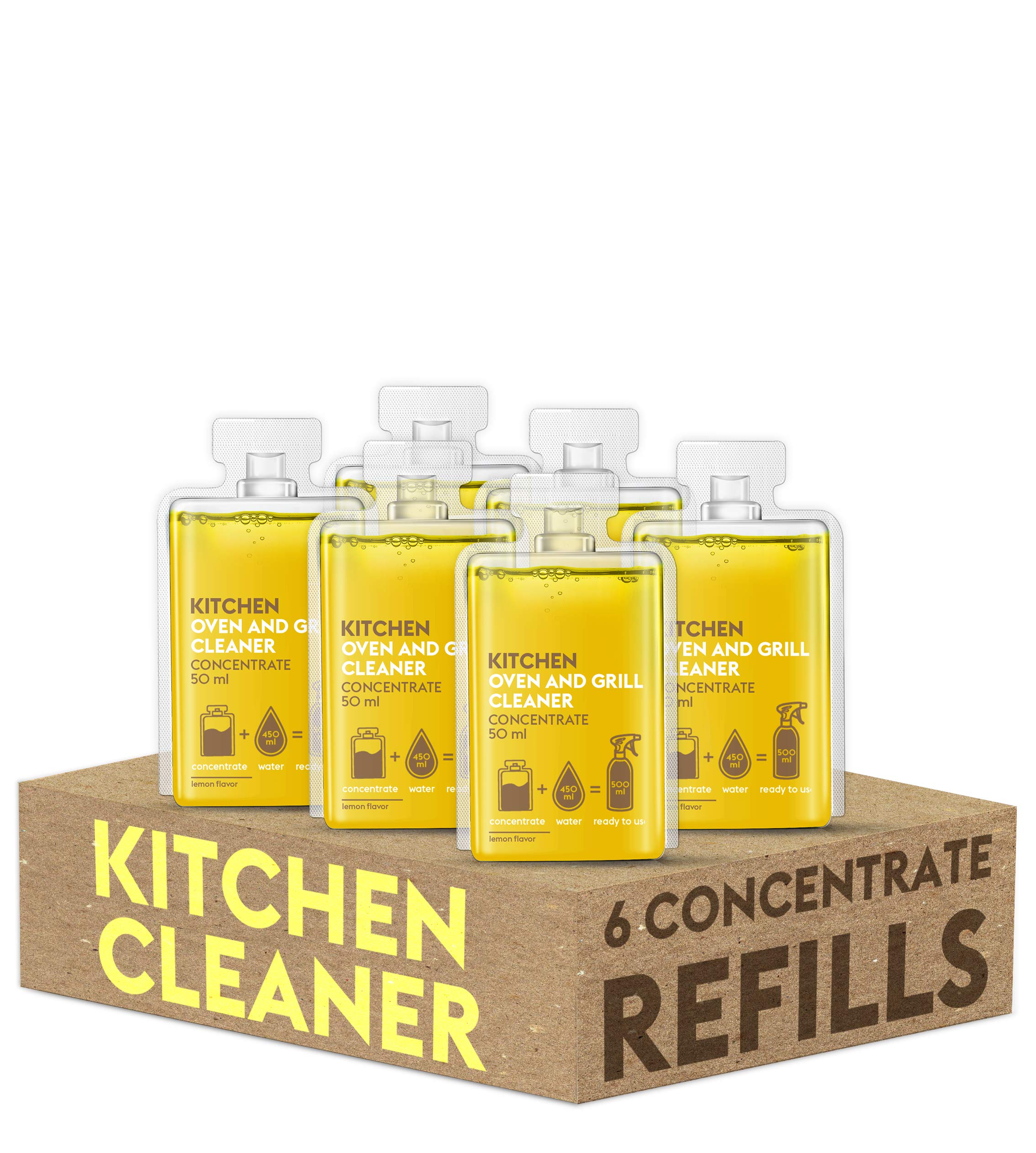 DutyBox Kitchen Cleaner 6 Capsules - Alkaline-Free for Stoves & Sinks