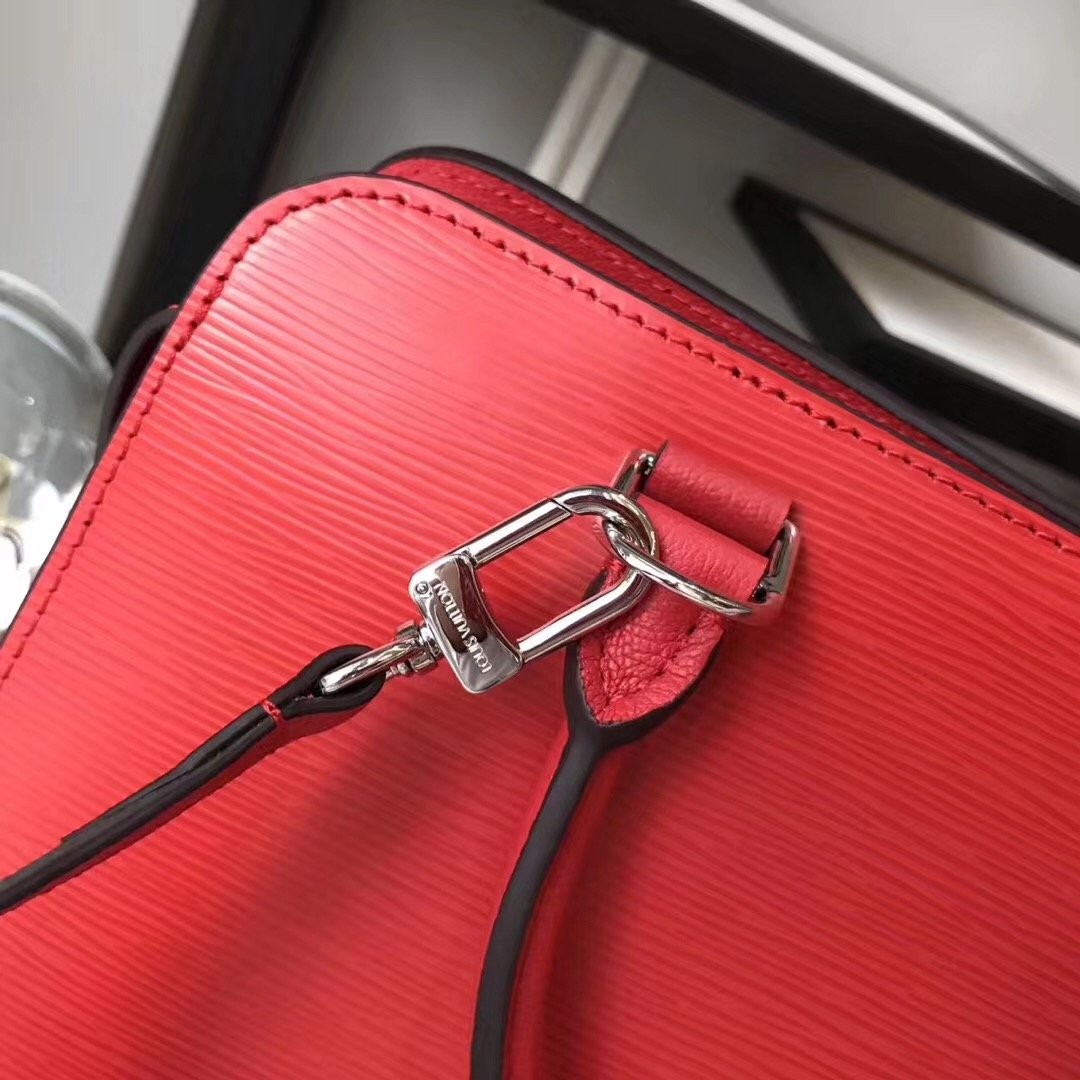Authentic Louis Vuitton Epi Vaneau MM Handbag in Vibrant Red - Premium Epi Leather Luxury Tote for Women | Perfect for Work, Travel & Everyday Elegance