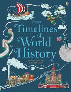 Usborne Books Timelines of World History - Illustrated Historical Reference Guide for Kids & Adults | Perfect for Homeschooling, Classroom Learning & History Enthusiasts
