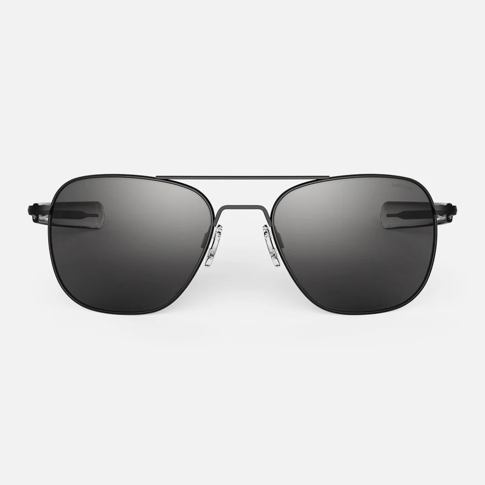 Aviator Sunglasses Matte Black & American Grey - Polarized UV Protection for Men & Women - Perfect for Driving, Travel, and Outdoor Activities