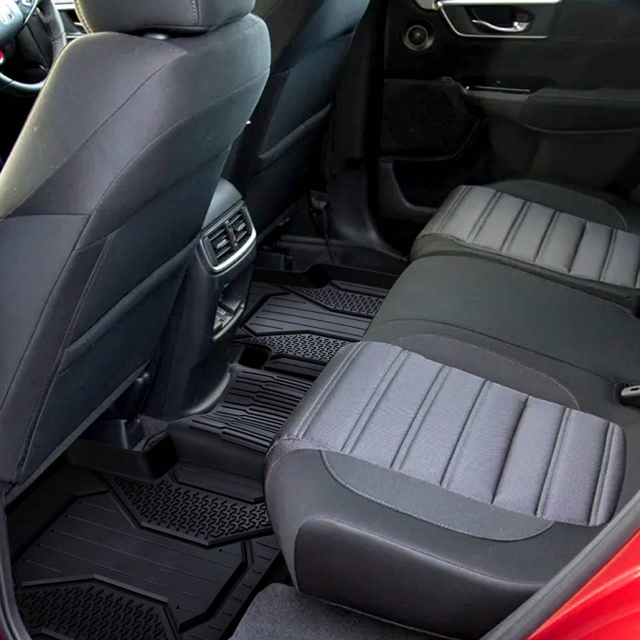 2017-2022 Honda CRV CR-V 3D All-Weather TPE Floor Mats - 3-Piece Set for Car Protection | Perfect for Winter, Rainy Days & Off-Road Adventures