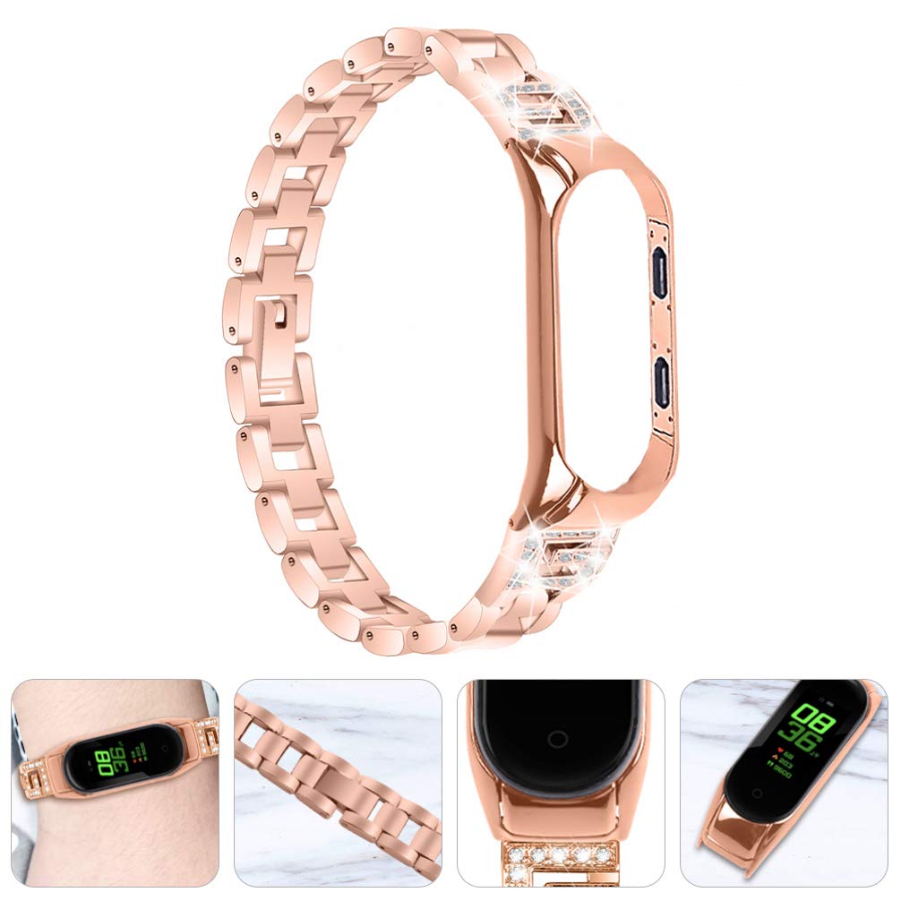 UKCOCO Leather Watch Strap for Xiaomi 5 - Quick Release Zinc Alloy Band for Smart Watches, Office & Casual Wear