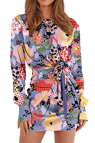 Print Blue Pink Floral