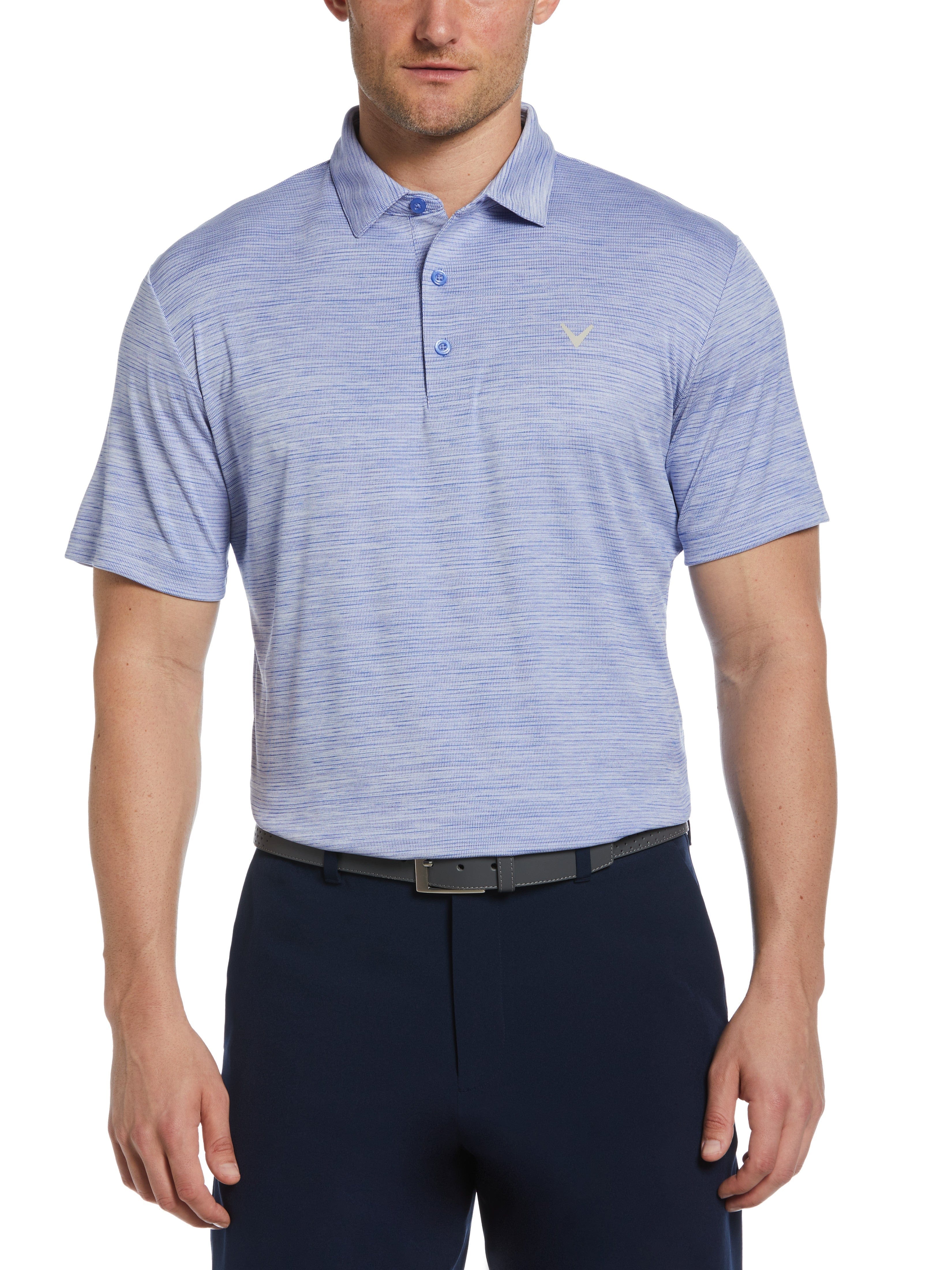 Men's Solid Texture Polo Shirt - Comfortable Casual Wear for Business & Outdoor Activities | Perfect for Office, Golf & Summer Outfits