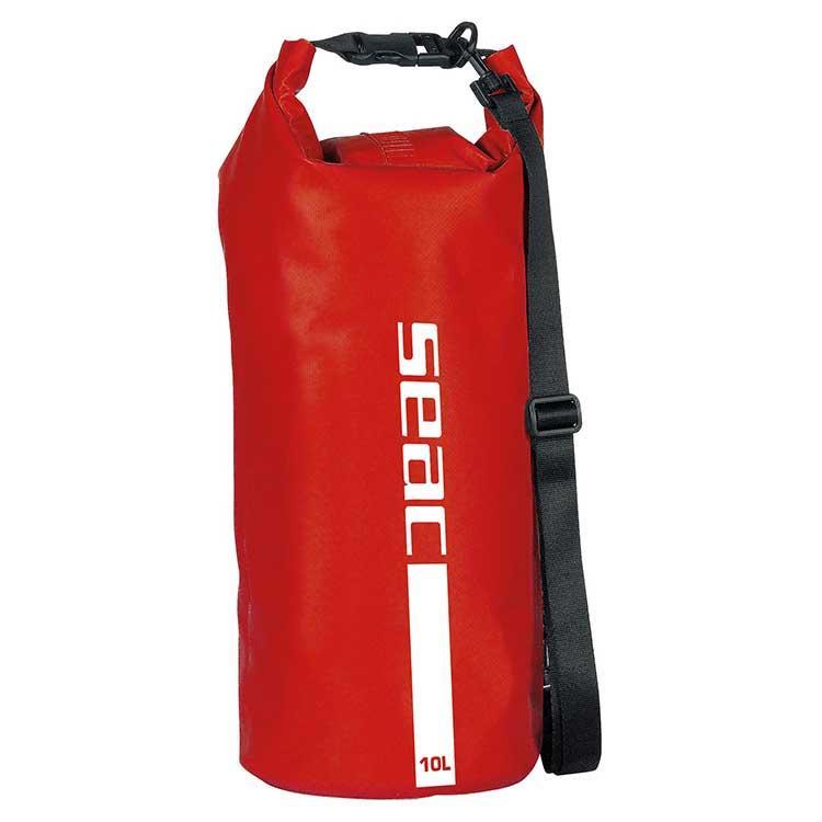 Seac DRY BAG Red - Waterproof Dry Bag for Kayaking, Camping, Hiking & Beach - Keep Gear Safe & Dry