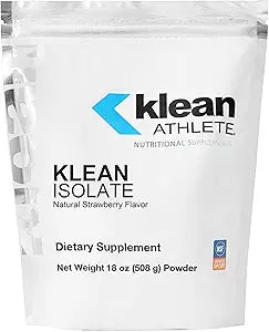 Premium Klean Isolate Whey Protein Powder - Natural Strawberry Flavor | High-Quality Protein Supplement for Muscle Recovery, Workout & Fitness Enthusiasts | Ideal for Post-Workout Shakes & Healthy Smoothies