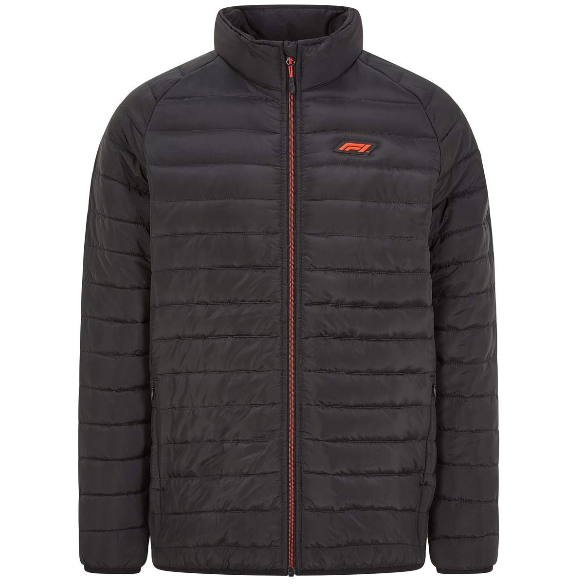 F1 Racing Jacket for Men - Padded Formula 1 Tech Collection Black Windbreaker | Perfect for Motorsport Events, Cold Weather & Streetwear Fashion