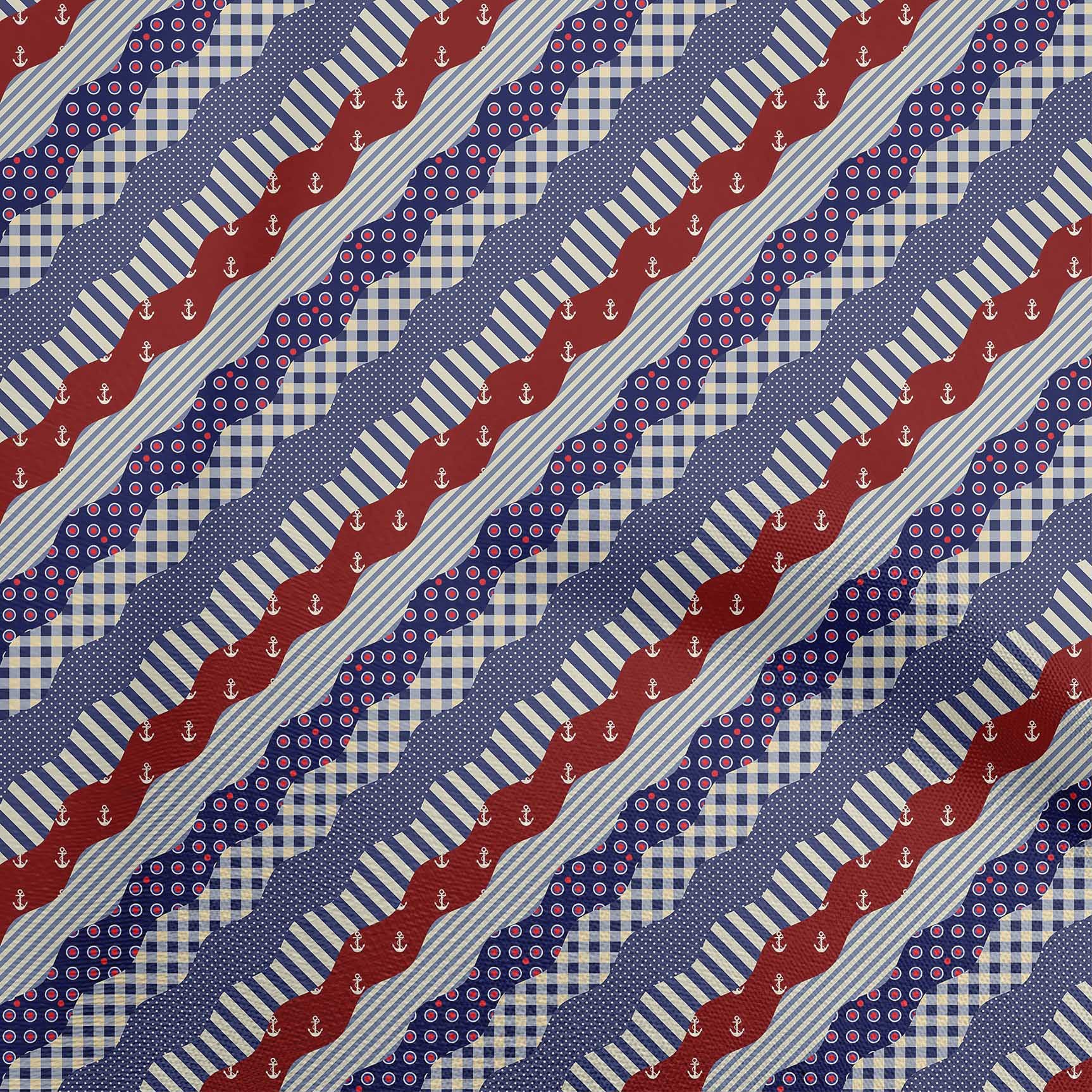 oneOone Rayon Maroon Patchwork Fabric by The Yard - 56 Inch Wide Printed Sewing Material for DIY Clothing, Dresses, Quilts & Home Decor Projects
