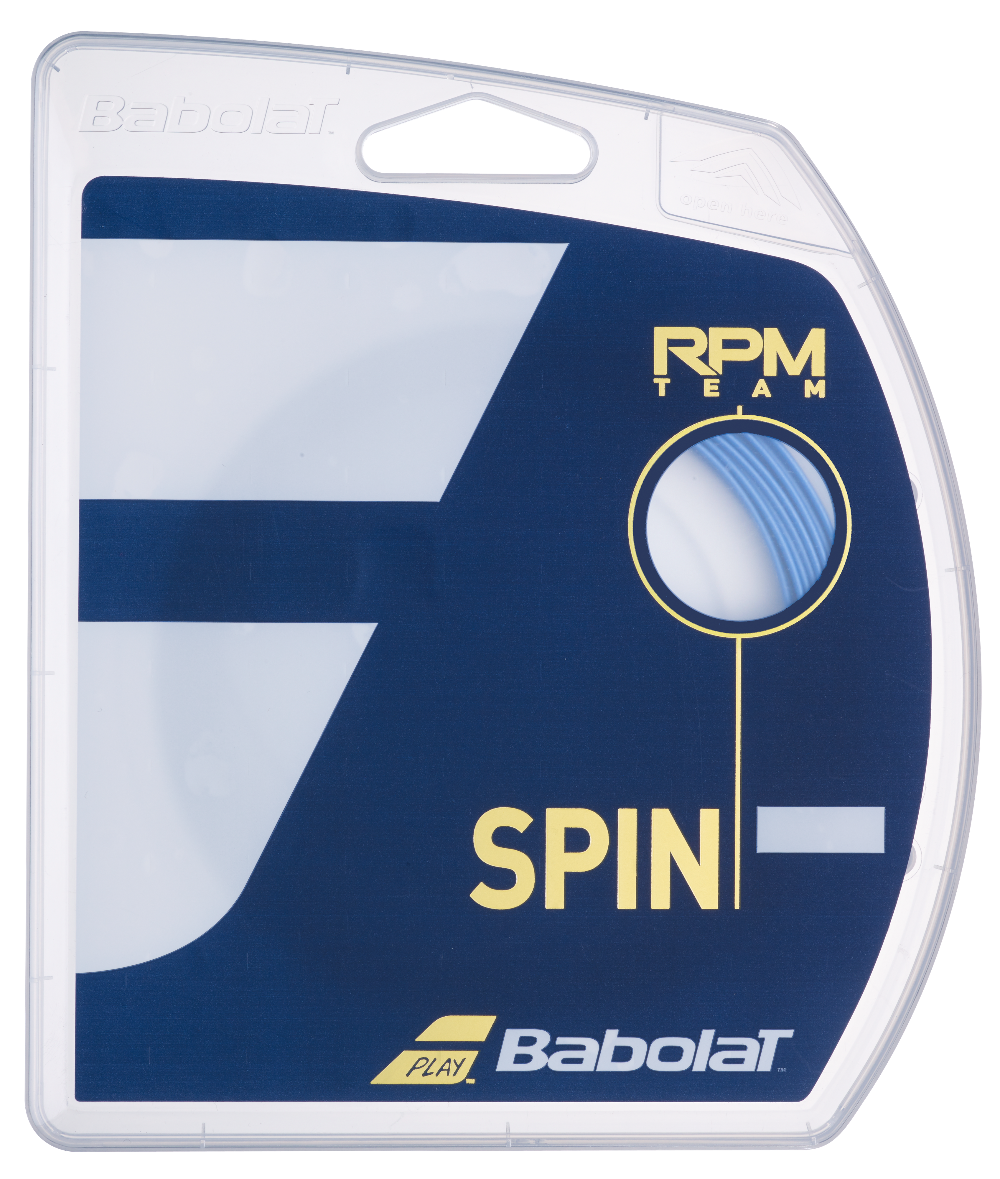 Babolat RPM Team 1.30mm Blue Tennis String 12m Set | High-Performance Polyester String for Spin & Control | Perfect for Competitive Players & Tournament Play