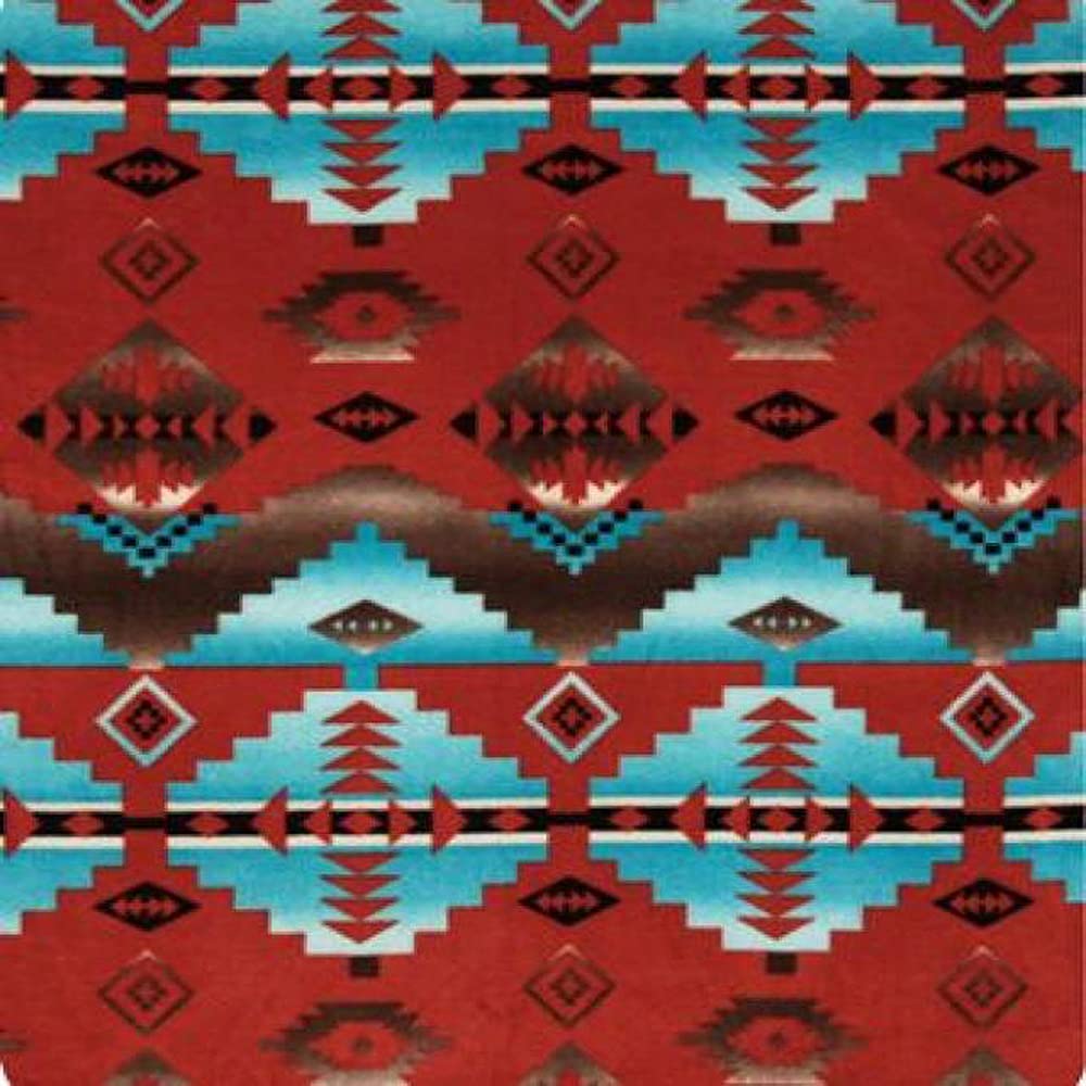 Pico Textiles 15 Yards Bolt - Cody Copper Native American Print Fleece Fabric for Sewing, Scarves, No-Sew Throws & Tie Blankets | Soft DIY Craft Material for Home Decor, Baby Blankets & Seasonal Projects