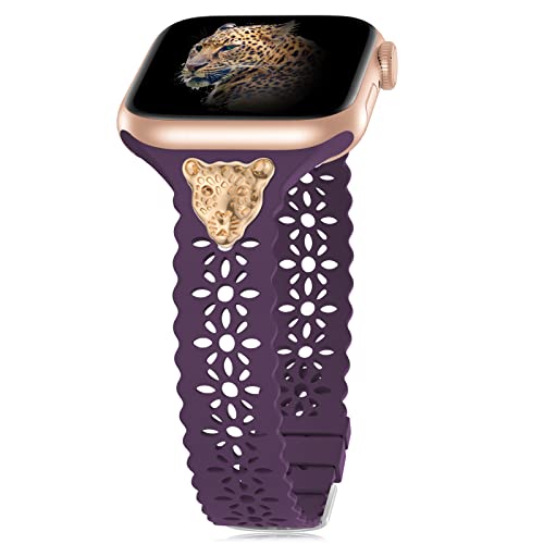 Purple with Leopard