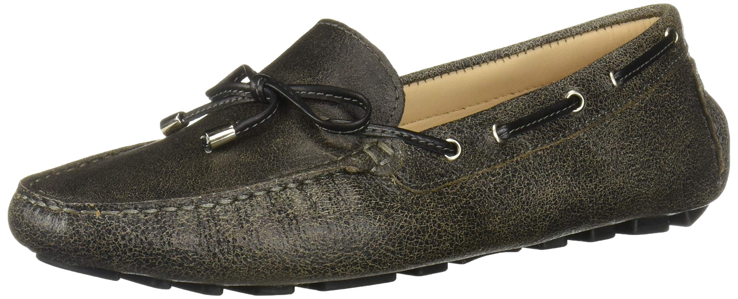 Driver Club USA Women's Genuine Leather Loafers - Handcrafted in Brazil - Comfortable Nantucket Style Slip-On Shoes for Work, Office & Casual Wear