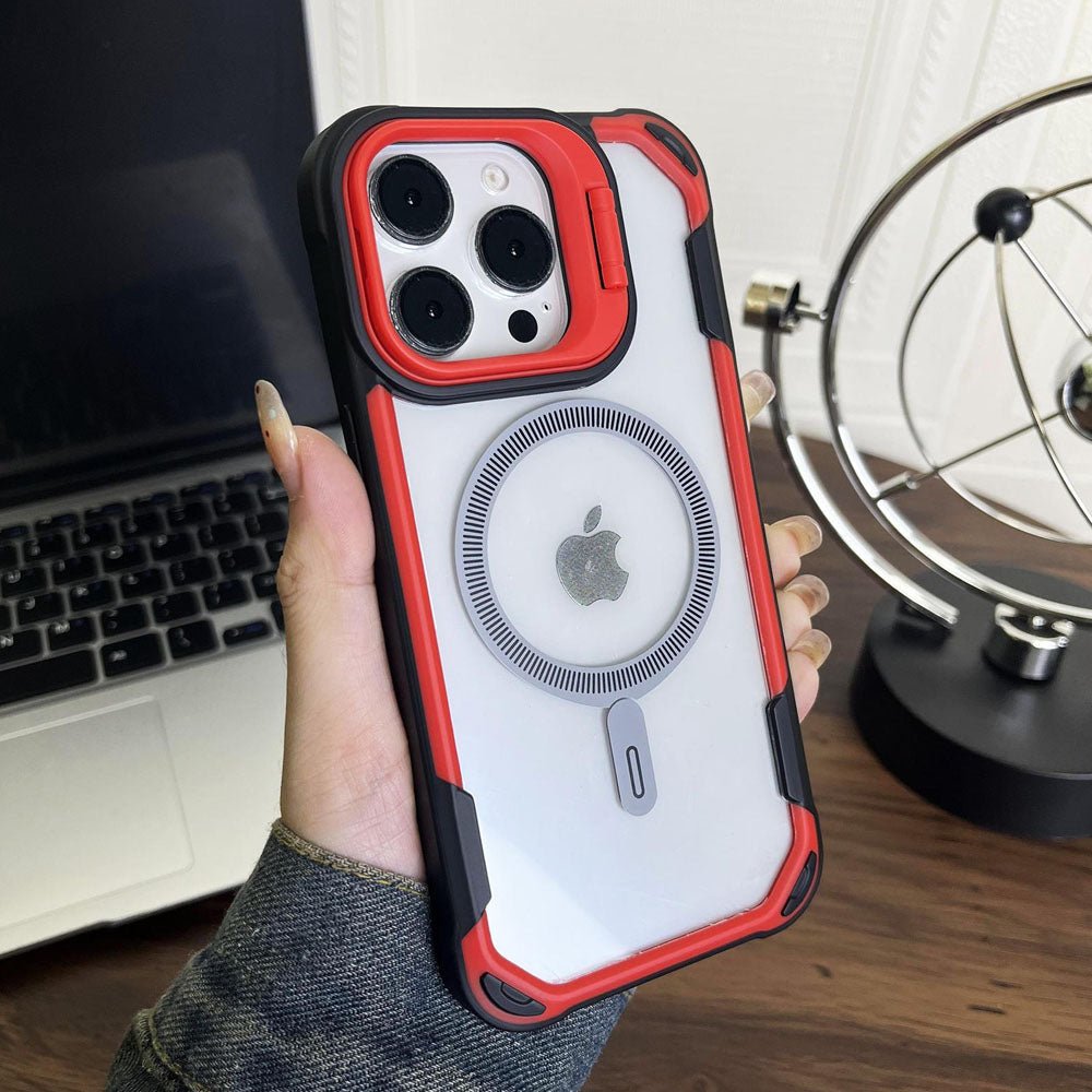MaxGuard Shockproof Bumper Case for iPhone with MagSafe - Durable Protective Cover for iPhone 12/13/14/15 Series - Perfect for Outdoor Activities, Work & Daily Use