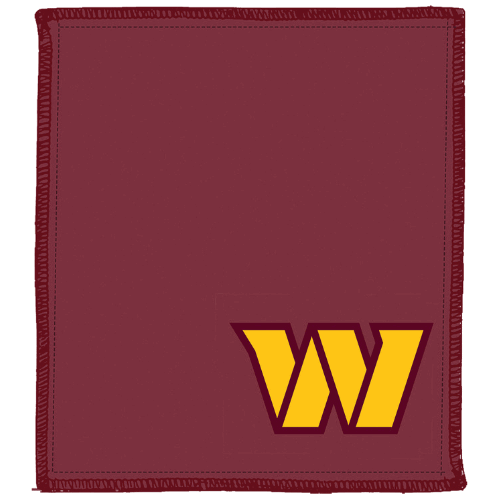 Washington Commanders NFL Logo Bowling Towel - Absorbent Microfiber Shammy for Bowling Balls & Sports Equipment - Perfect for Bowling Alleys, Sports Bars & Fan Gear Collections