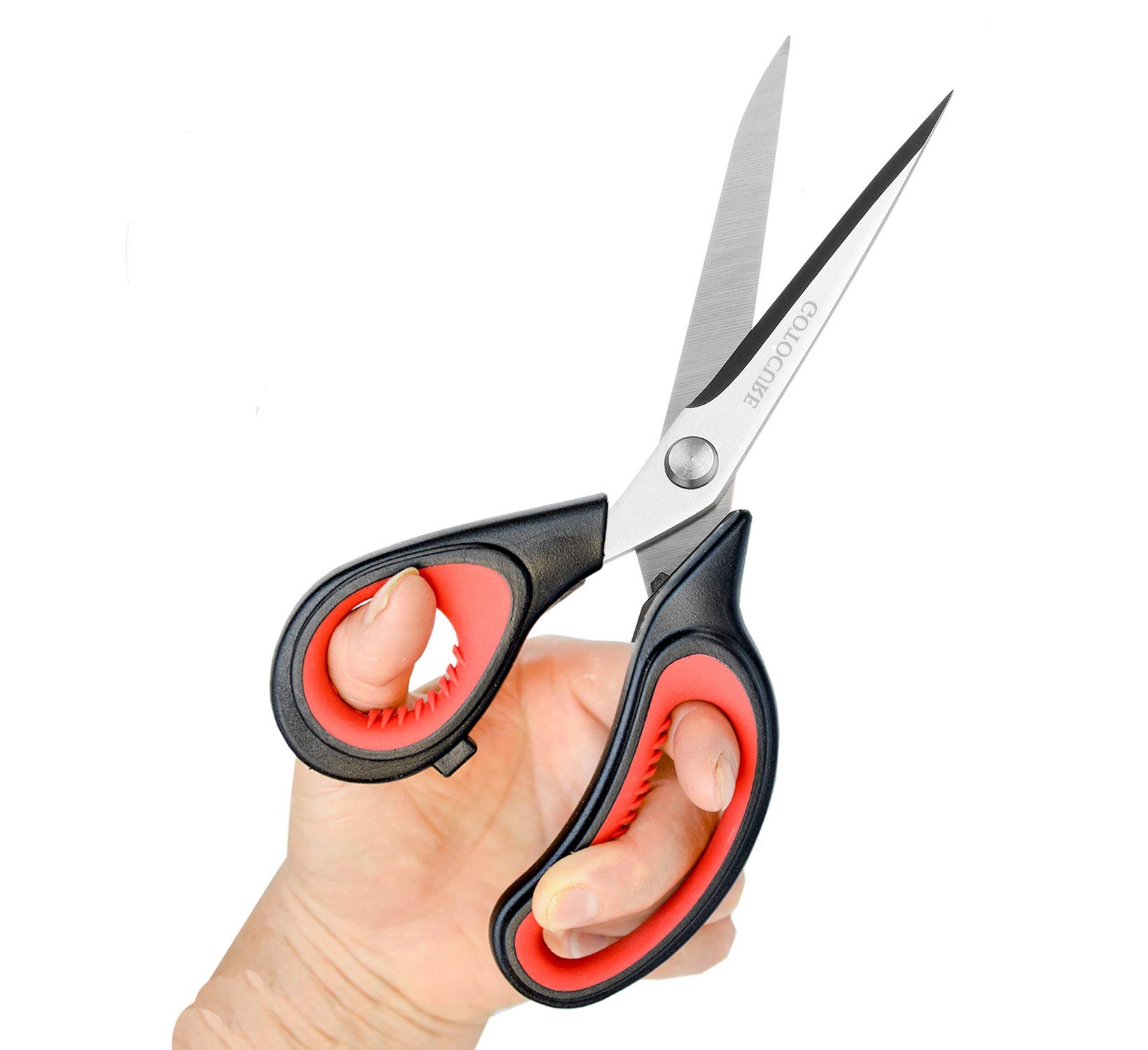 Premium Fabric Scissors with Soft Grip - Professional Dressmaking Shears for Tailors, Sewing, Leather & Craft Material Cutting - Ideal for Quilting, DIY Projects & Fashion Design