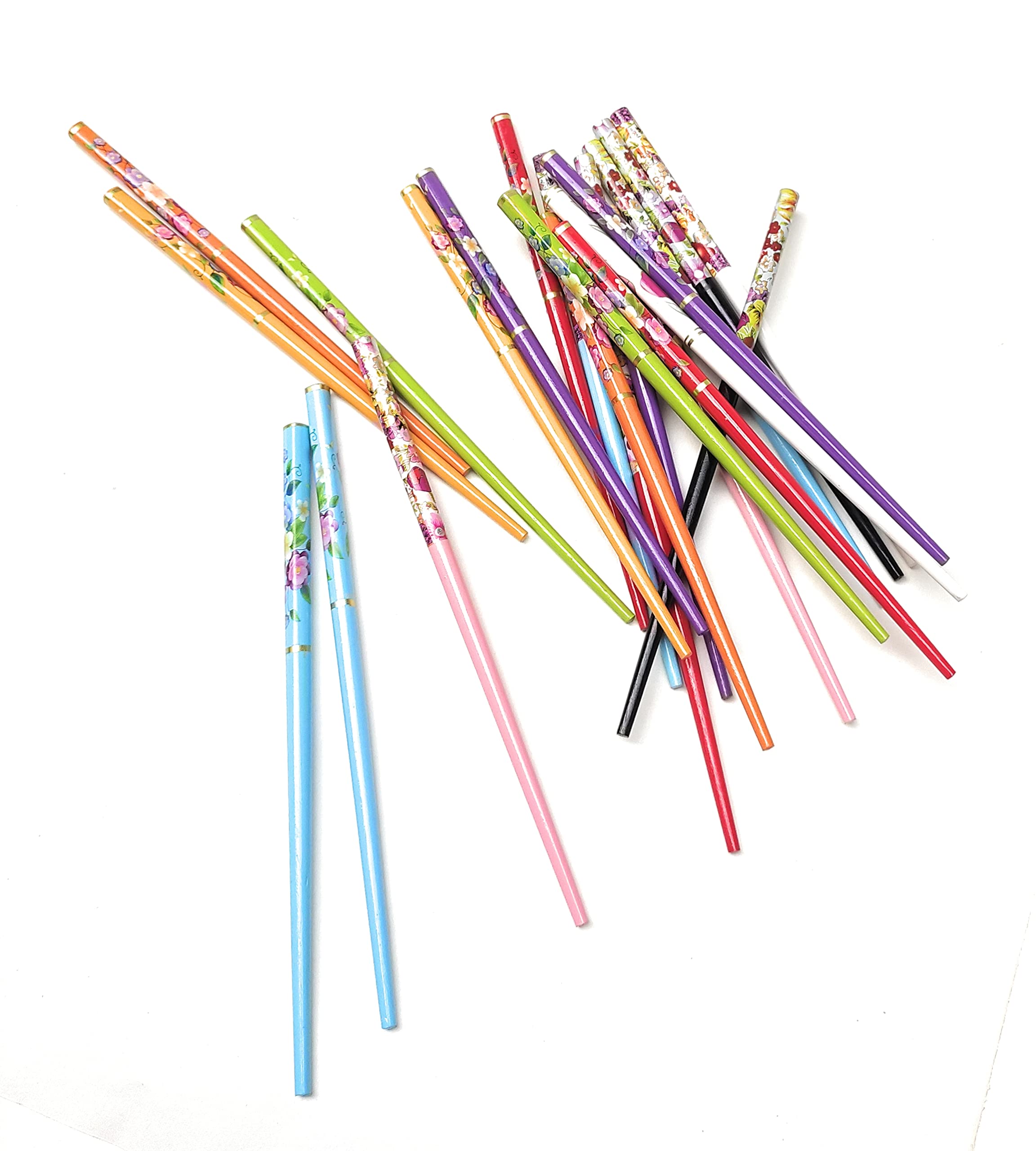 MOOLYAVAAN Handmade Wooden Hair Stick - Natural Juda Pin, Hair Clip, Bun Stick for Women - 4 Pack Multicolor Hair Accessories for Updos, Braids & Special Occasions