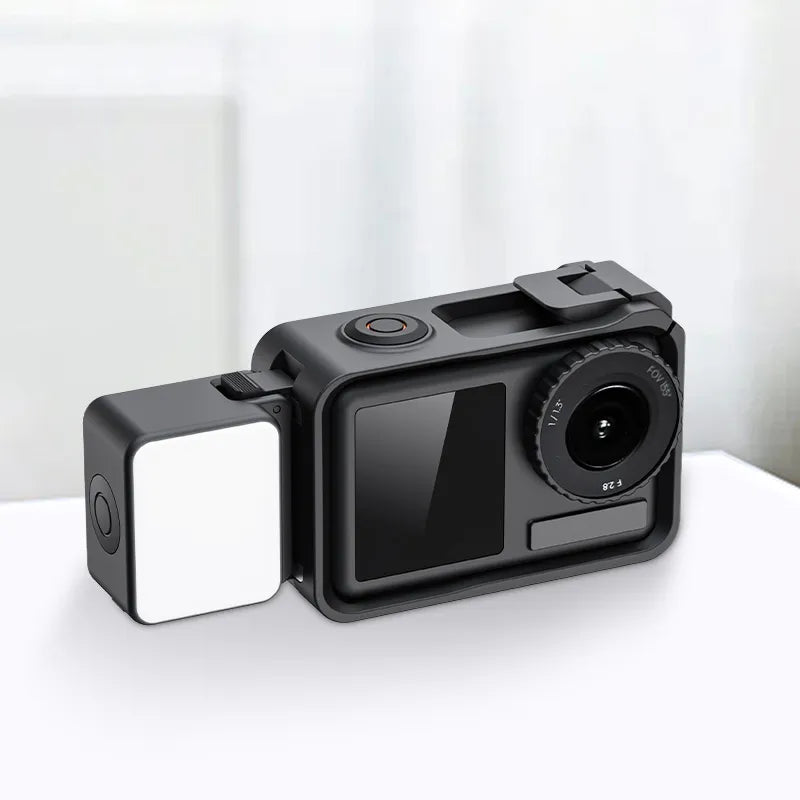 Ulanzi LM18 Mini LED Video Light for DJI Osmo Action 5/4/3 & Pocket 3 - Portable Dimmable Camera Light with 2500K-8500K Color Temperature - Perfect for Vlogging, YouTube, TikTok & Low Light Photography