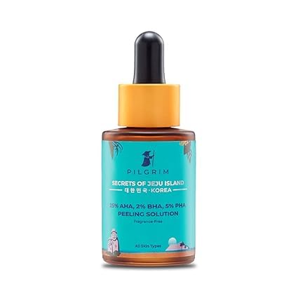 25% AHA + 2% BHA + 5% PHA Chemical Exfoliating Peel Solution for Face - Brightening & Glowing Skin Treatment | 10-Minute At-Home Facial Serum for Men & Women | 30ml | Perfect for Nighttime Skincare Routine & Pre-Makeup Prep