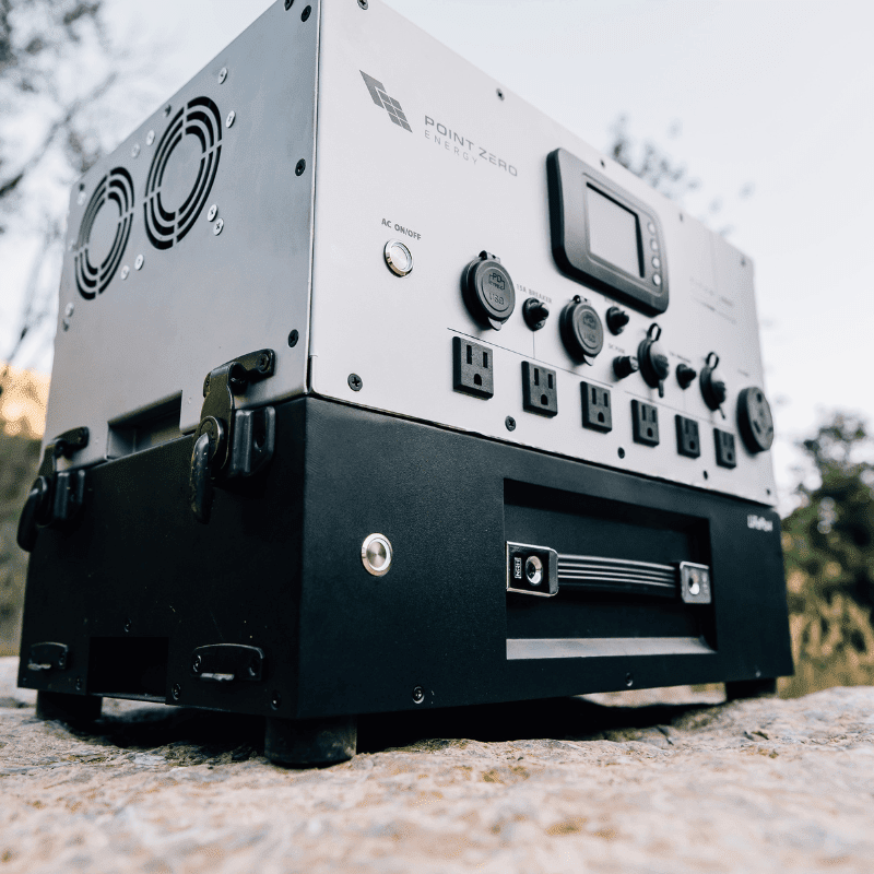 Point Zero Energy Titan Boost 3000W Solar Generator Kit | 5000Wh/7500Wh Portable Power Station with Customizable Bundle - Perfect for Camping, RV Trips & Emergency Backup Power
