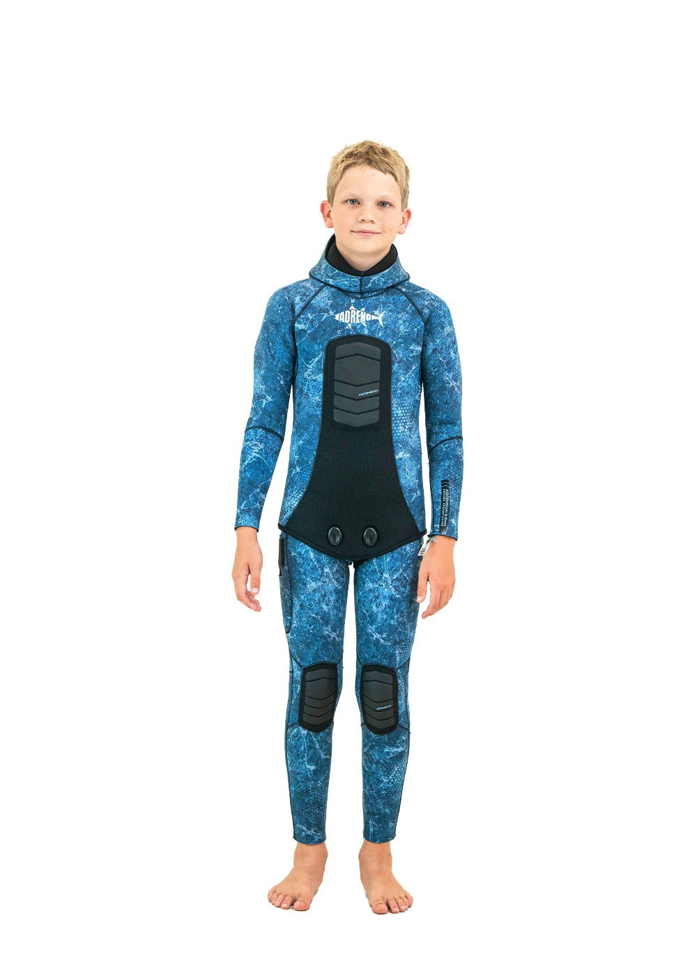 Adreno Kids Ascension 3.5mm Two Piece Wetsuit for Boys & Girls - Warm & Comfortable Neoprene Swimwear for Surfing, Diving & Water Sports