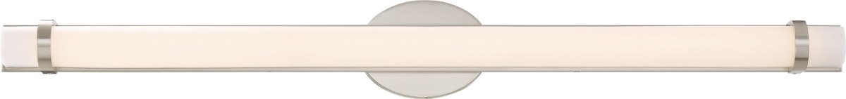 Modern Bathroom Vanity Light Fixture - 1 Light Polished Nickel Finish with 5