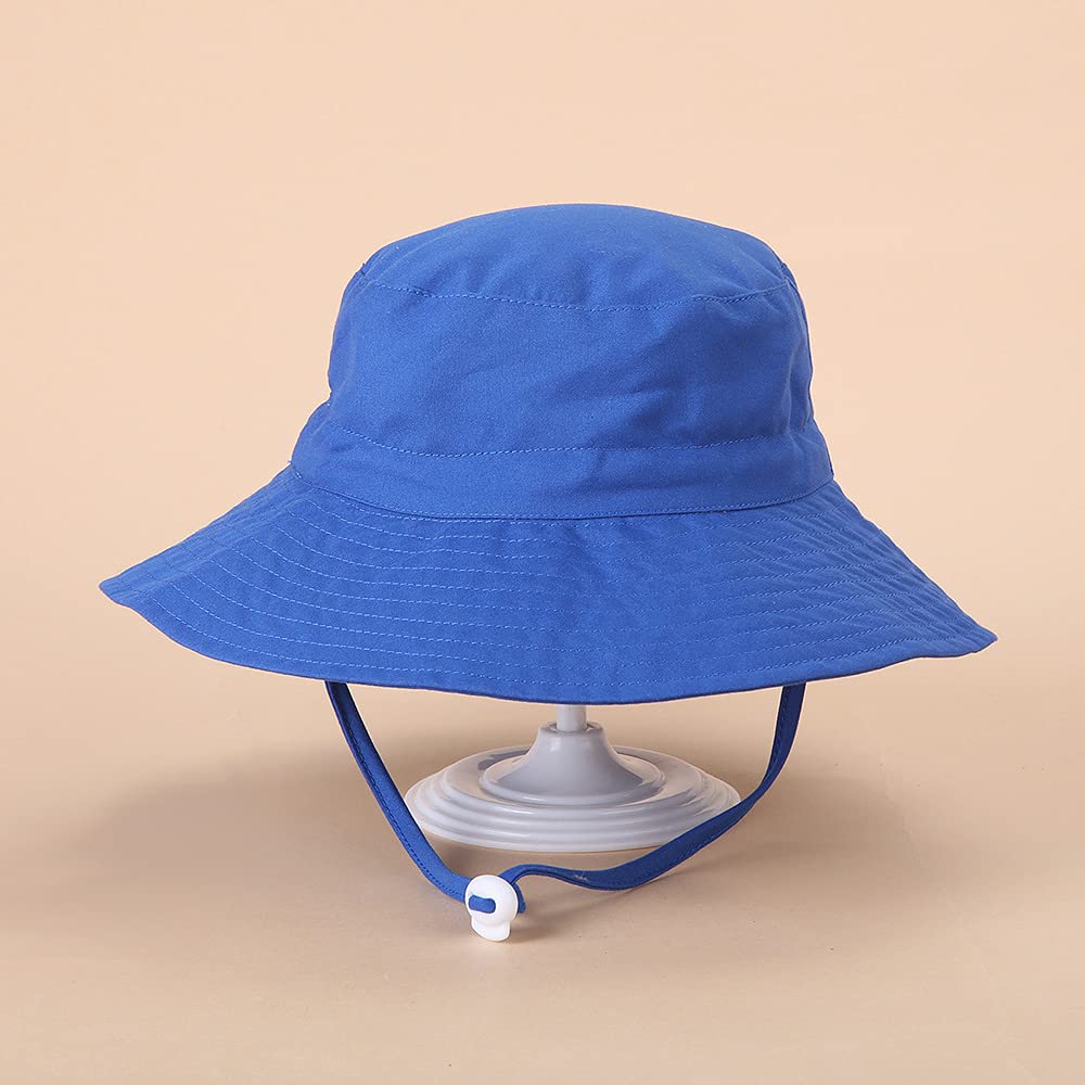 UPF 50+ Baby Sun Hat for Boys & Girls - Adjustable Toddler Summer Bucket Hat with Sun Protection - Cotton Kids Beach Hat for Outdoor Play, Pool & Park Adventures