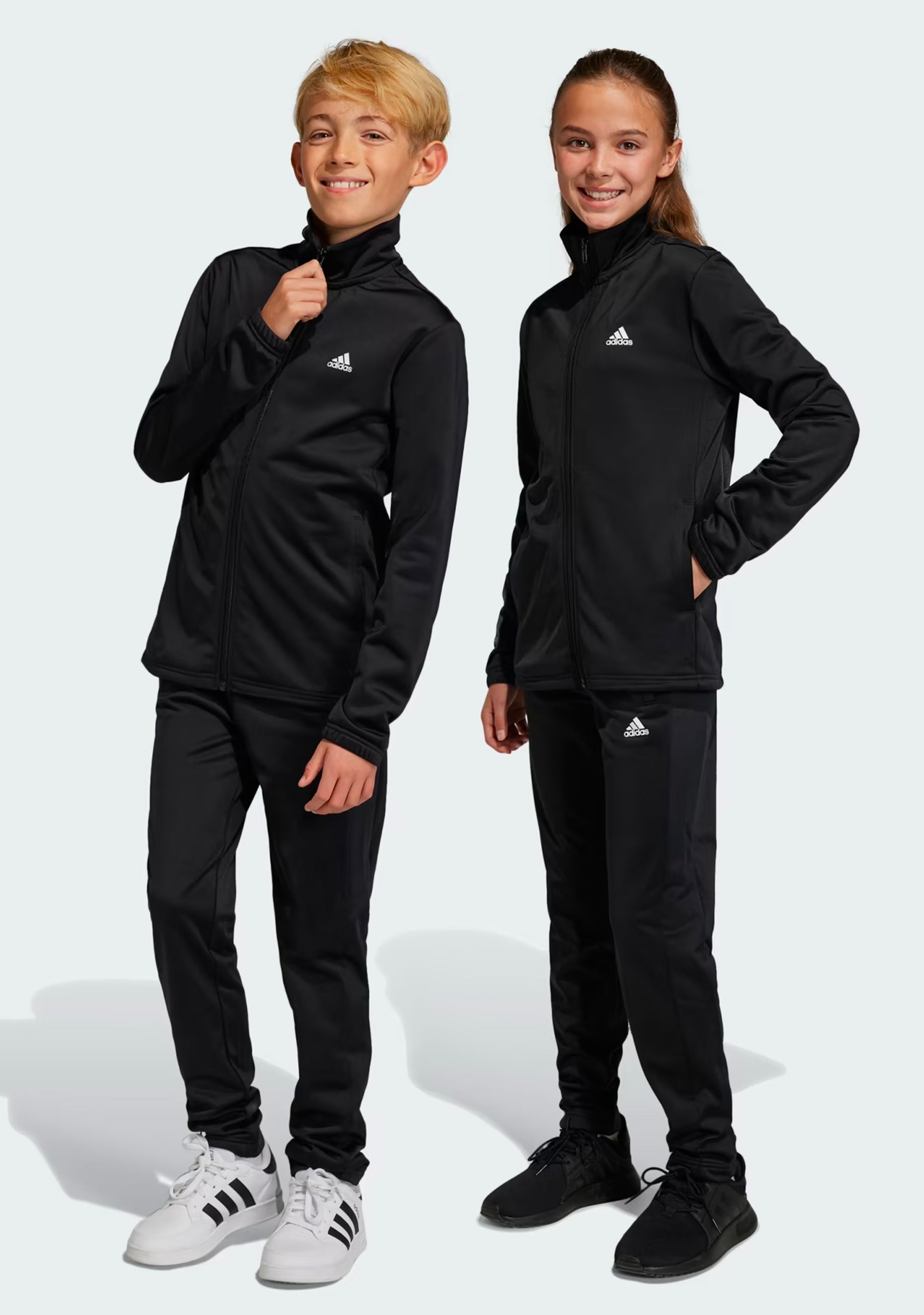 Adidas Kids' Essentials Big Logo Tracksuit Set - Comfortable Boys & Girls Sportswear for School, Play & Everyday Wear