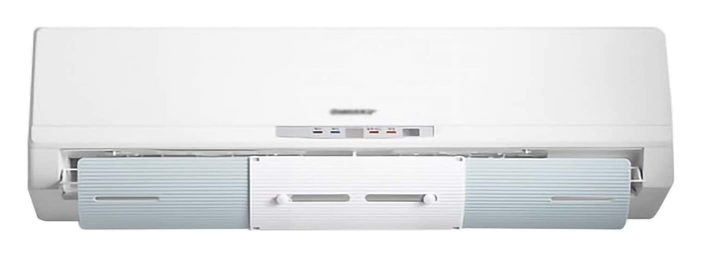 Adjustable Air Conditioner Windshield Deflector - Anti-Direct Blowing, Telescopic Design for Wall-Mounted AC Units (Blue) | Perfect for Bedrooms, Offices & Living Rooms