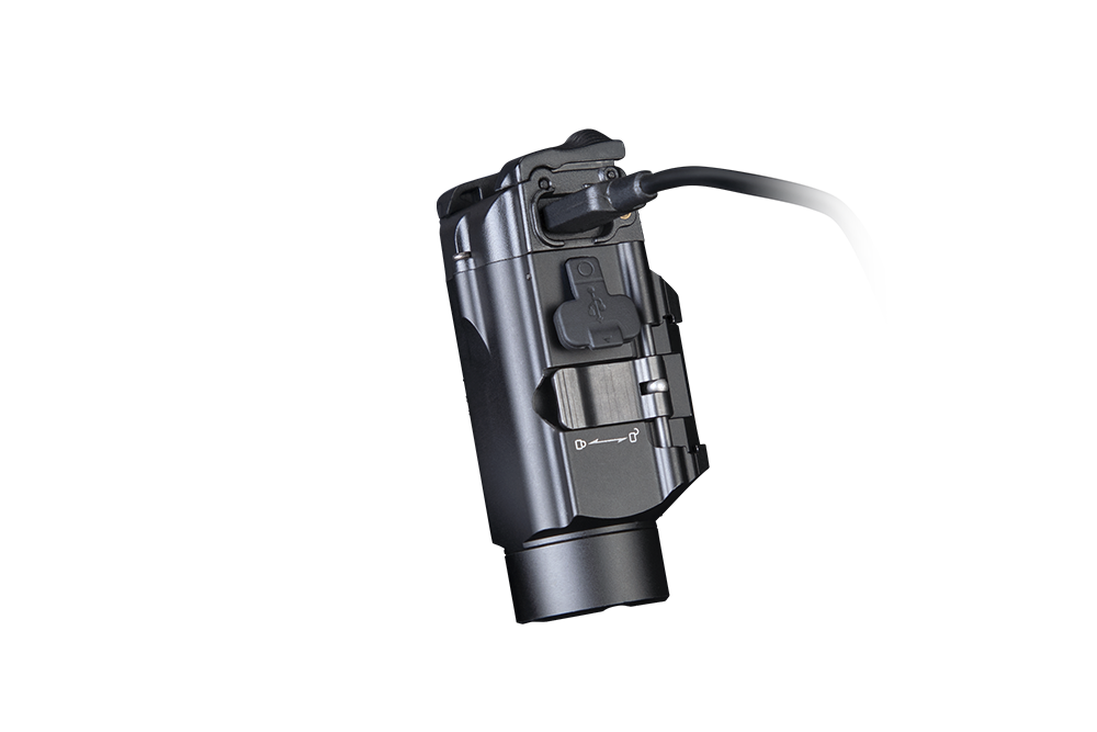 Fenix GL19R Rechargeable Tactical Flashlight - 1200 Lumens, USB-C Charging, IP68 Waterproof for Outdoor, Camping, Hunting & Emergency Use