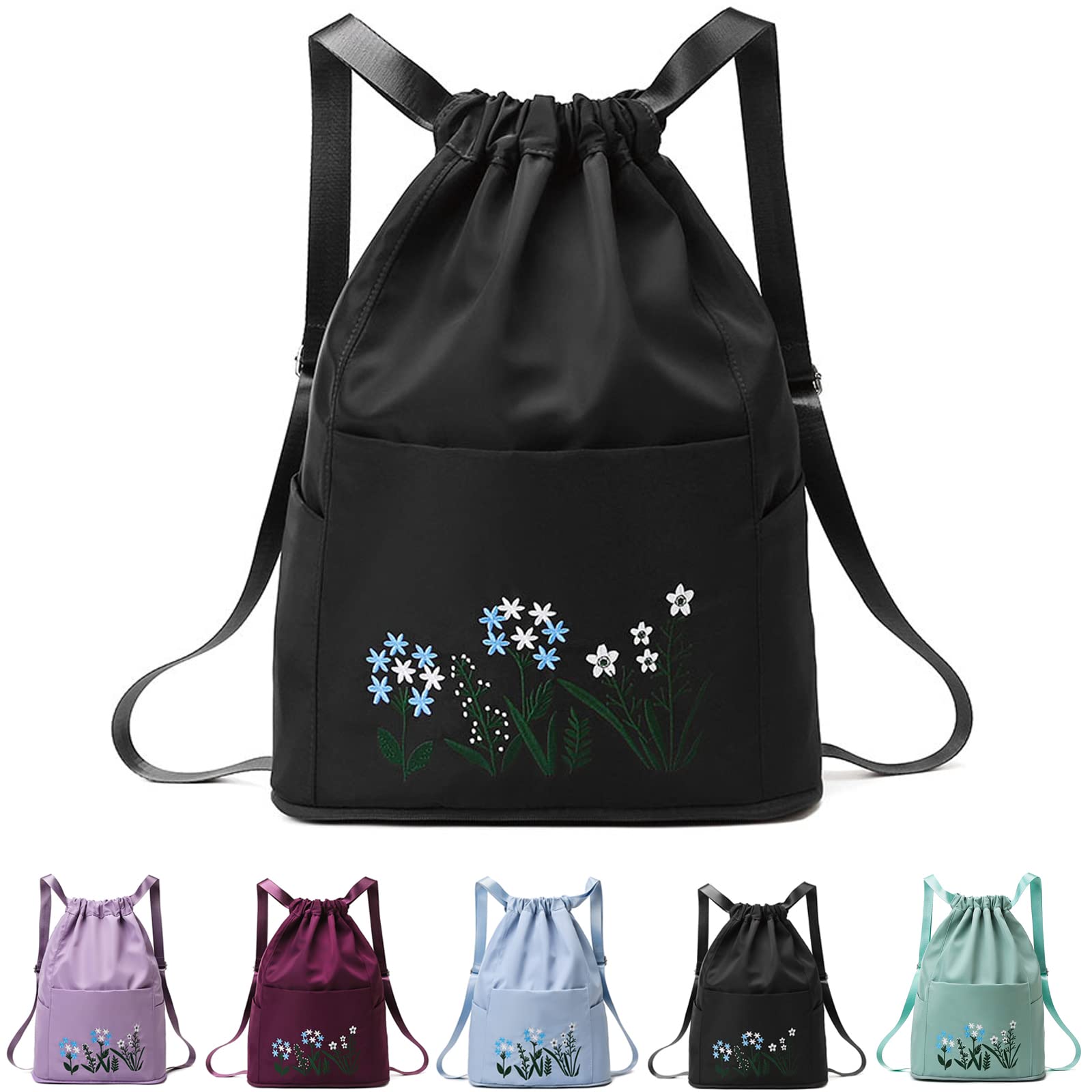 Large Capacity Foldable Travel Duffle Bag for Women - Lightweight Portable Carry-On Luggage with Storage Pouch (Black) | Perfect for Weekend Trips, Gym, Beach & Airplane Travel