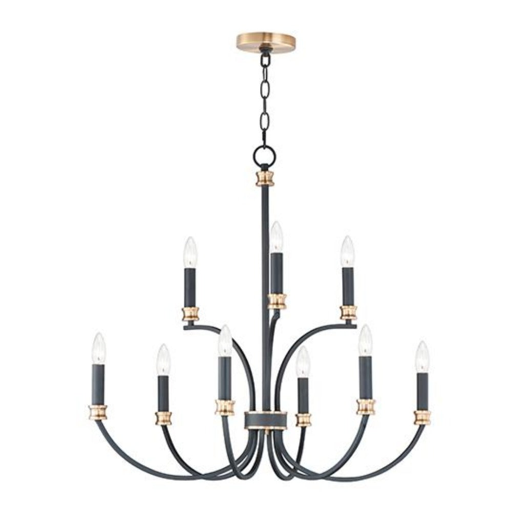 Brennan Chandelier - Elegant Crystal Ceiling Light Fixture for Dining Room & Living Room | Modern Home Decor Lighting