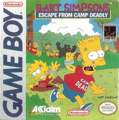 Bart Simpson's Escape from Camp Deadly - Complete in Box (CIB) Game Boy Classic Retro Video Game - Perfect for Collectors & 90s Nostalgia Gaming