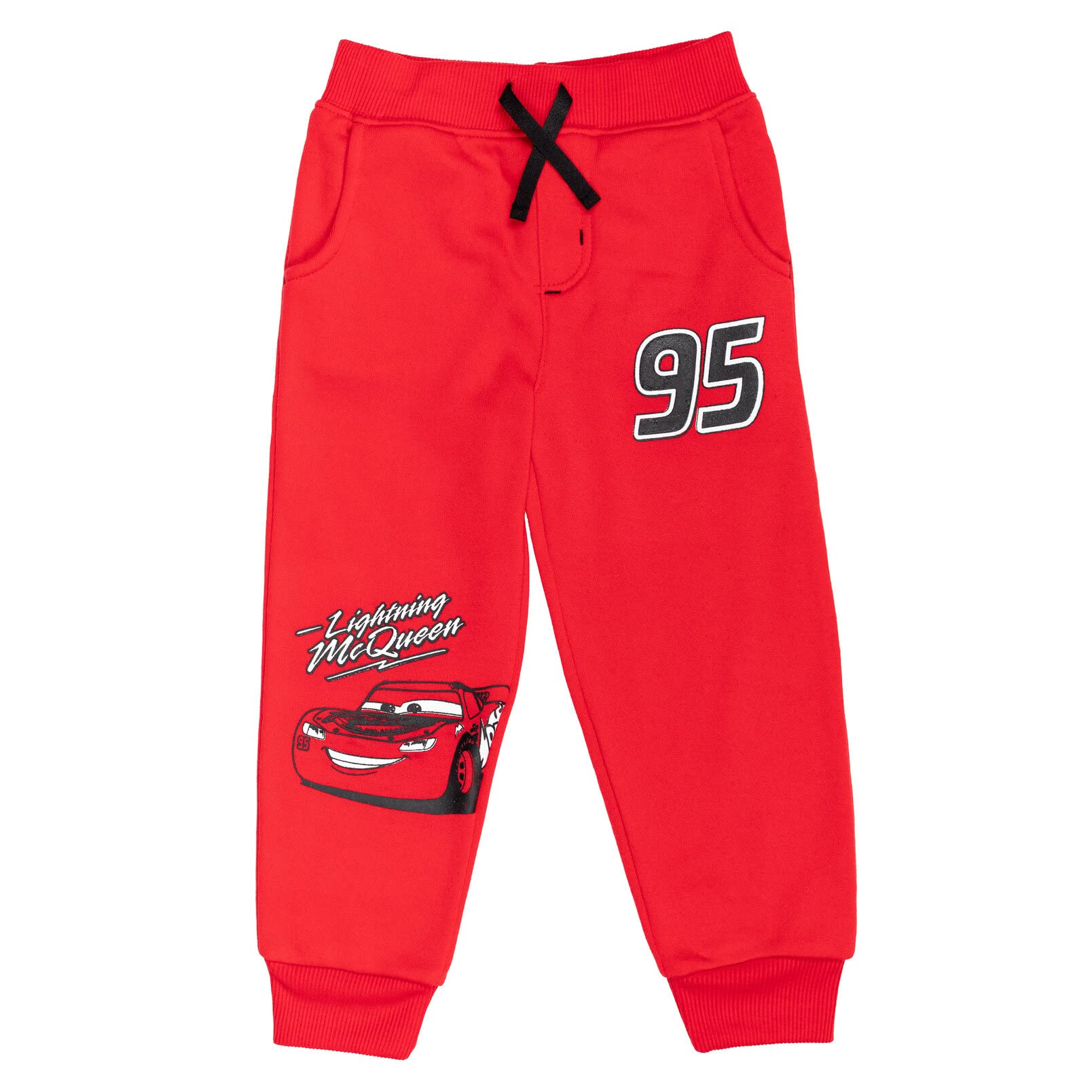 Disney Mickey Mouse Lion King Pixar Cars Fleece 2-Pack Pants for Baby & Toddler (0-24 Months) - Soft & Warm Winter Sleepwear, Playtime Outfits, and Daycare Essentials