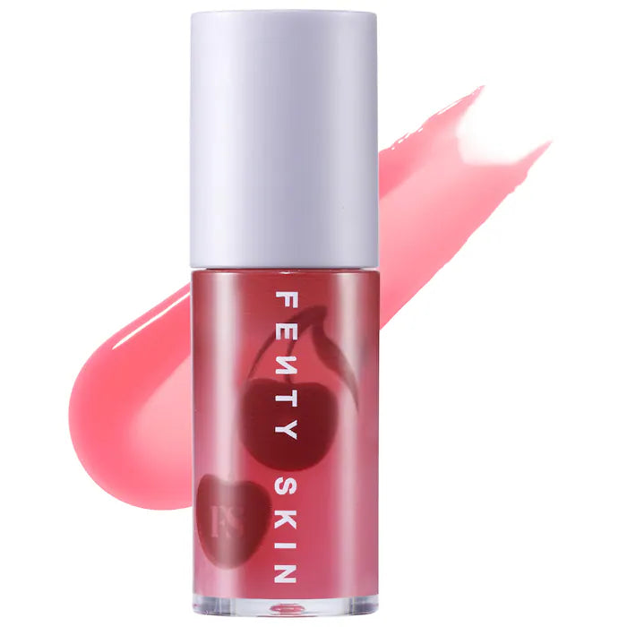 Fenty Beauty Treatz Hydrating & Strengthening Lip Oil - Moisturizing Gloss for Dry, Chapped Lips | Perfect for Daily Hydration & Nighttime Lip Care