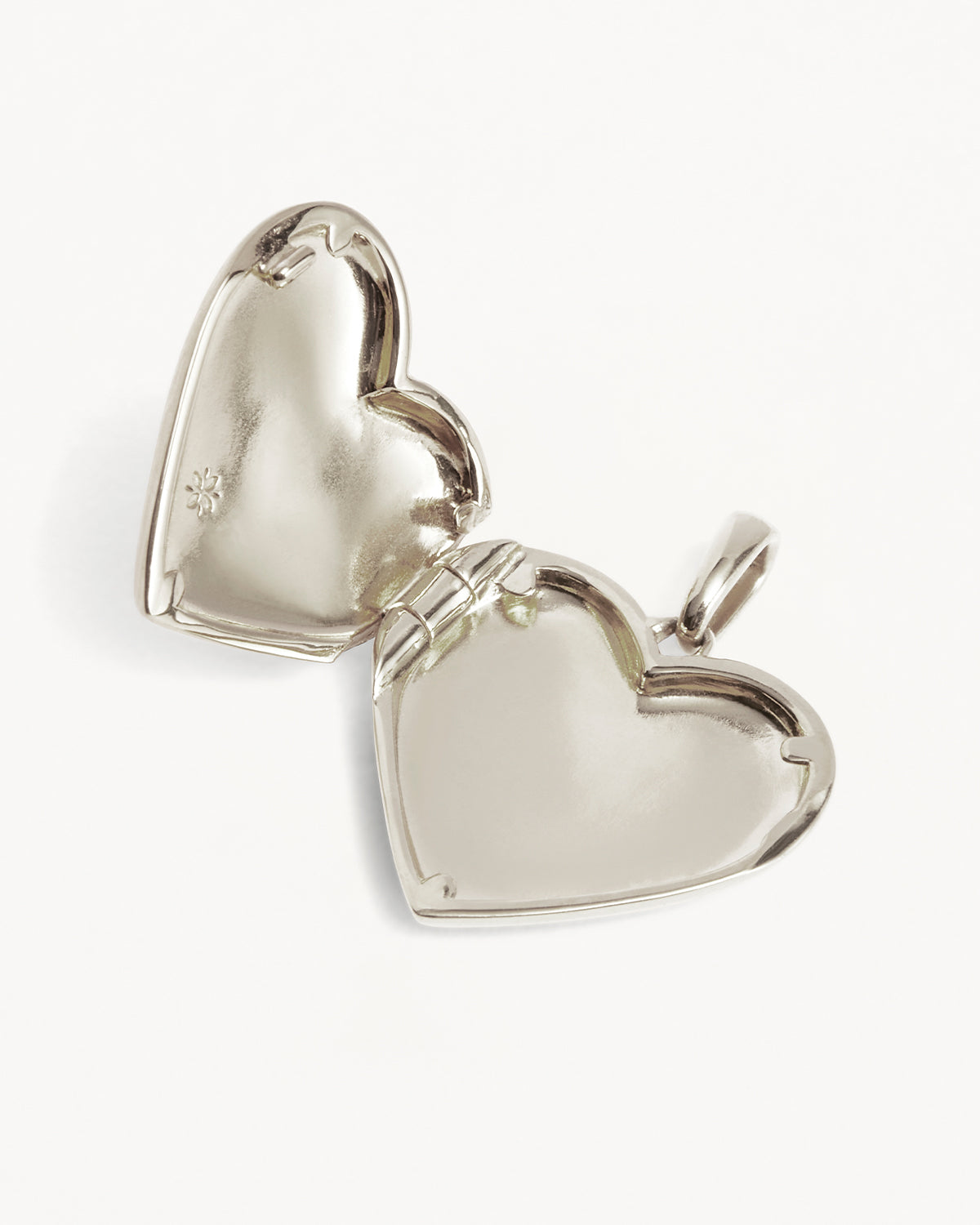Sterling Silver Large Heart Lotus Locket Pendant Necklace for Women - Elegant Jewelry Gift for Valentine's Day, Anniversary & Special Occasions
