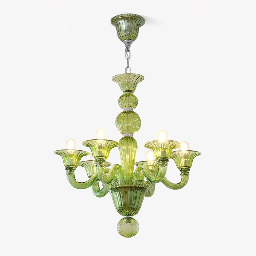 Elegant Calle Rafina Crystal Chandelier - Modern Ceiling Light Fixture for Dining Room, Living Room & Bedroom | Energy Efficient LED Lighting | Perfect for Home Decor & Interior Design