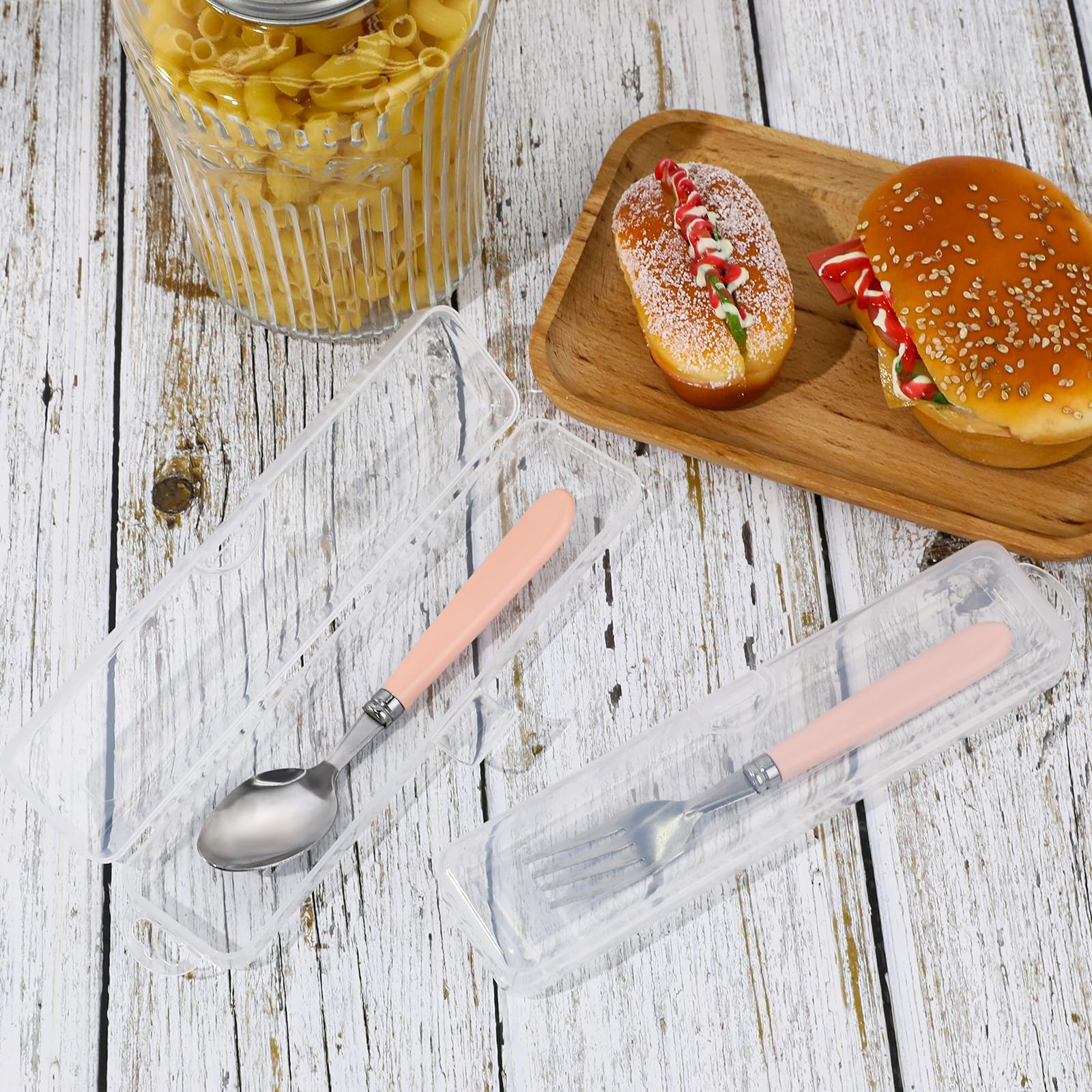 2Pcs Tongue Scraper Case with Travel Toothbrush Holder - Transparent Plastic Tongue Cleaner Storage Box for Oral Hygiene | Perfect for Travel, Gym & Daily Use