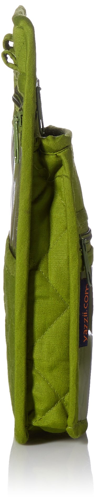 Yazzii Green Accessory & ID Pouch - Slim RFID Blocking Wallet for Credit Cards, Cash & Travel Essentials | Perfect for Work, Travel & Everyday Use