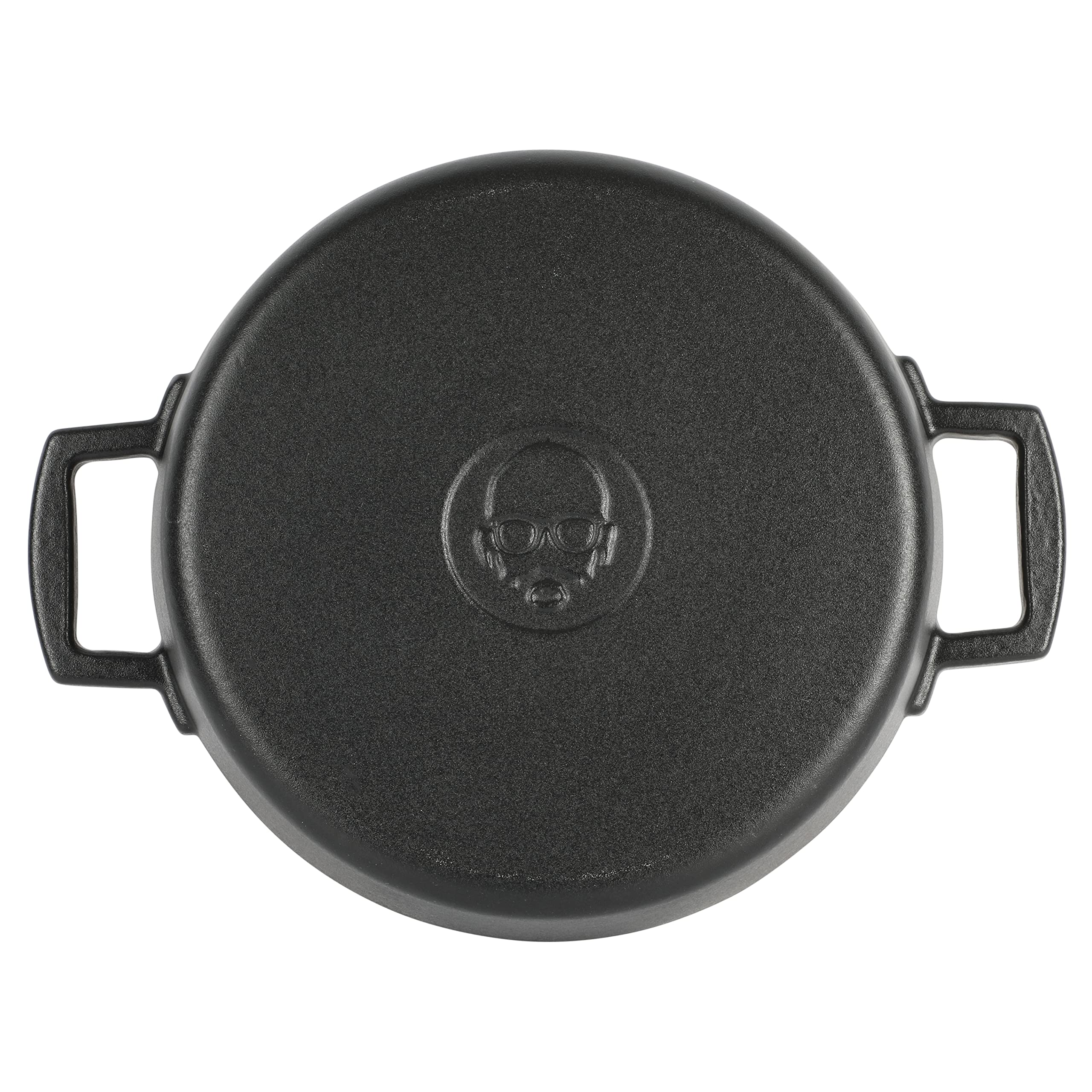 Babish 3-Quart Cast Iron Braiser with Lid - Heavy Duty Enameled Dutch Oven for Baking, Roasting & Sautéing - Perfect for Stovetop, Oven & Campfire Cooking