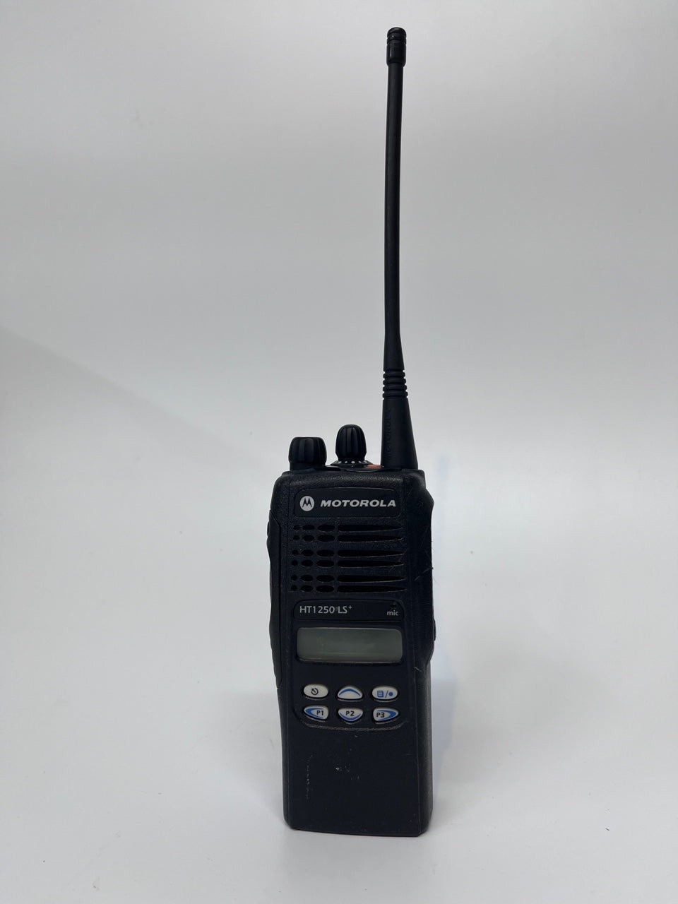 Motorola HT1250LS UHF Two-Way Radio - Limited Keypad Model 2 (AAH25RDH9DU5AN) with AA Battery - Reliable Communication for Construction, Security & Outdoor Activities