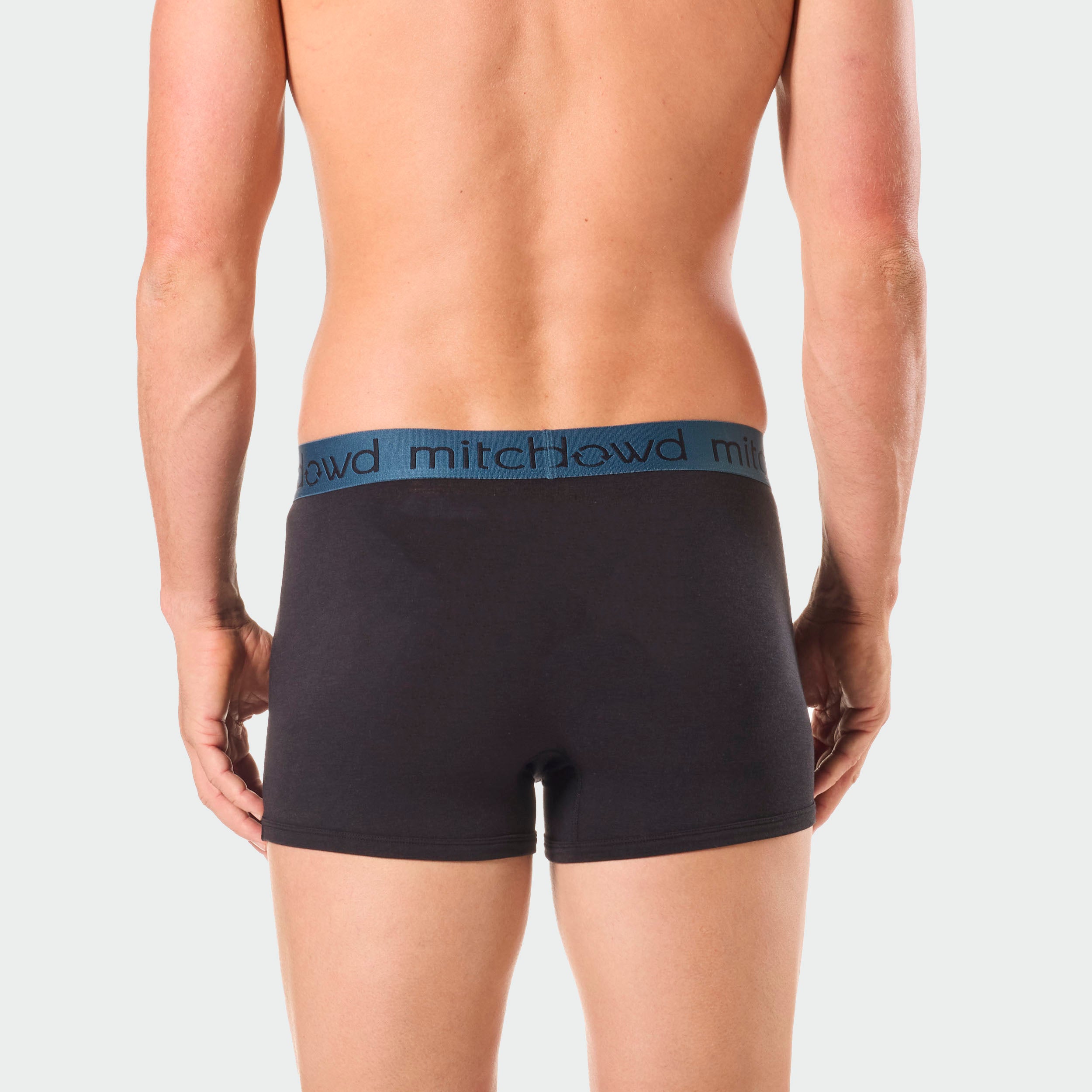 Premium Men's Bamboo Trunks 2-Pack - Eco-Friendly & Breathable Green Boxer Briefs | Perfect for Gym, Travel & Everyday Comfort