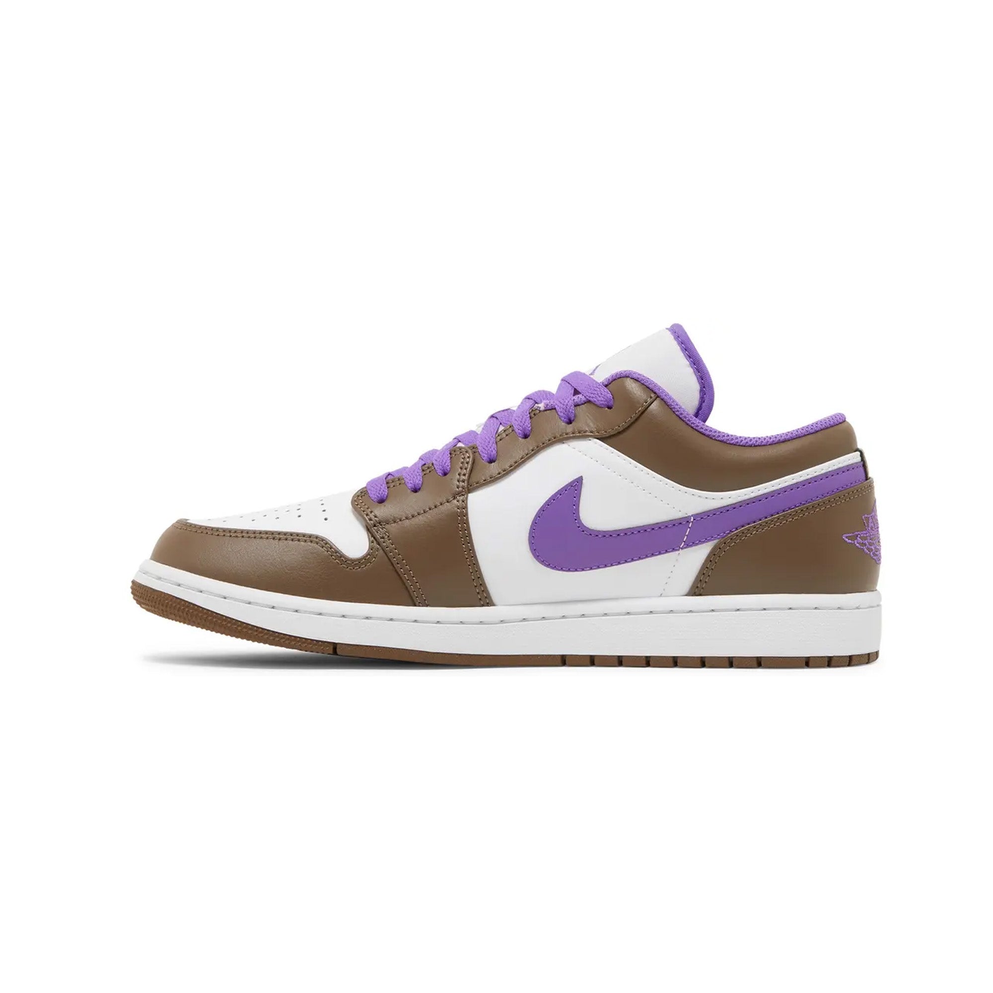 Air Jordan 1 Low 'Purple Mocha' Sneakers (2023) - Men's Basketball Shoes for Casual Wear & Street Style
