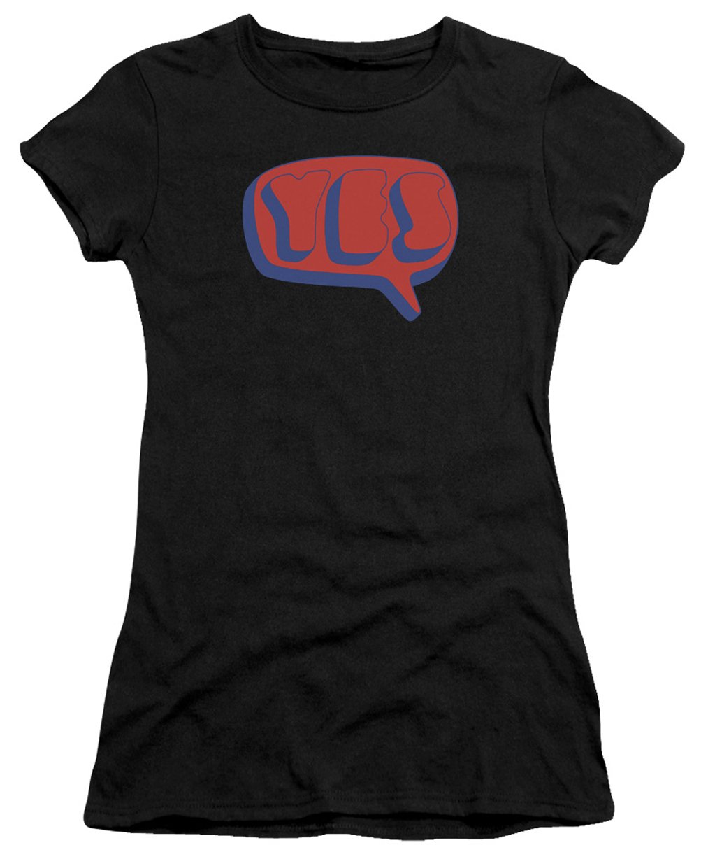 A&E Designs Juniors Yes T-Shirt - Bubble Logo Graphic Tee for Girls | Trendy Casual Top for School, Shopping & Hangouts