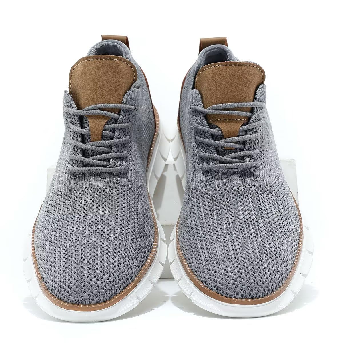 Men's Lightweight Oxford Lace-Up Dress Shoes - Comfortable Casual Walking Sneakers for Business, Office & Everyday Wear