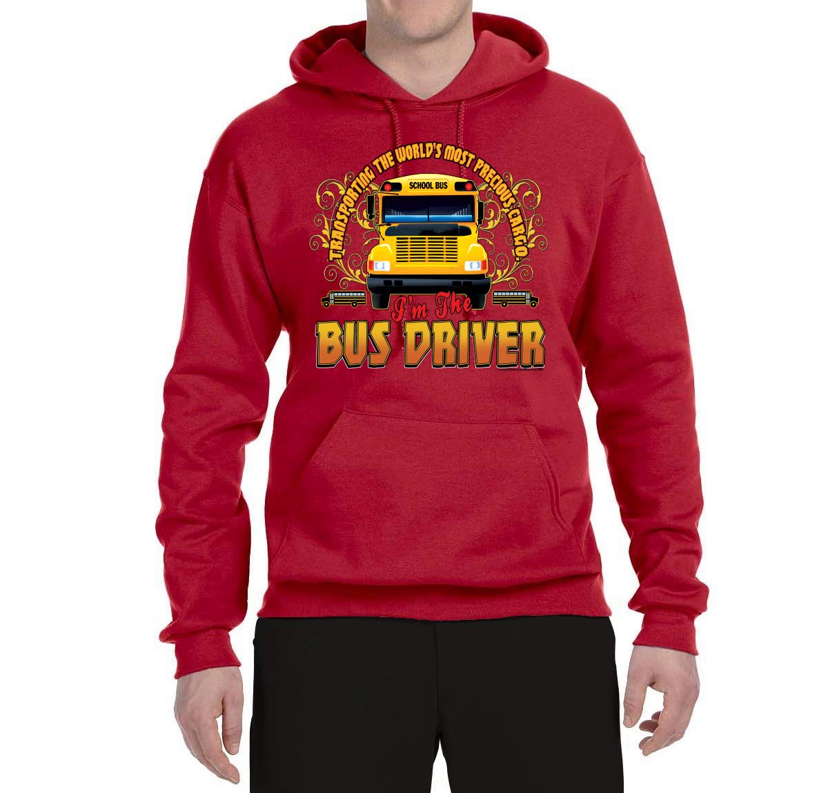 Unisex Graphic Hoodie Sweatshirt - Bus Driver Cars & Trucks Design for Men & Women | Perfect for Casual Wear, Gifts & Transportation Enthusiasts